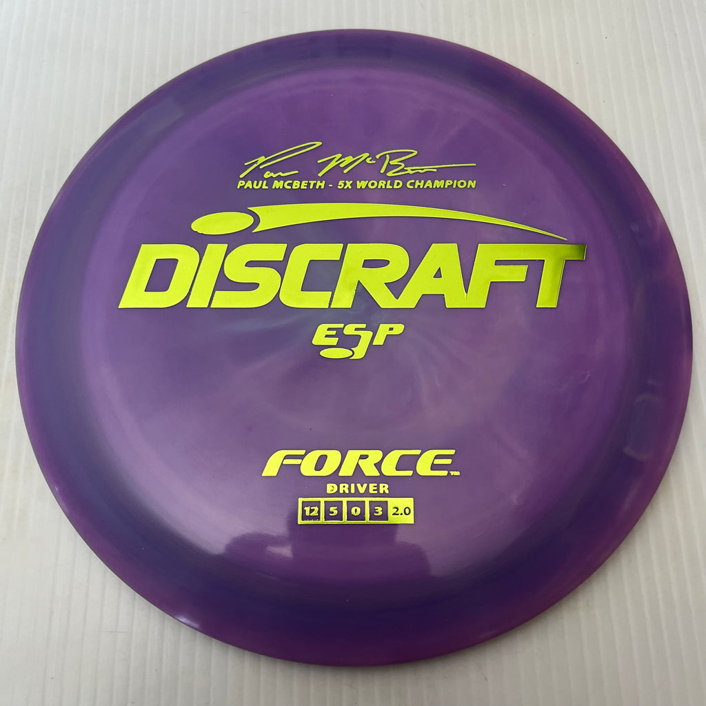 Discraft 5x Paul McBeth ESP Force 12/5/0/3 (170-172 grams)