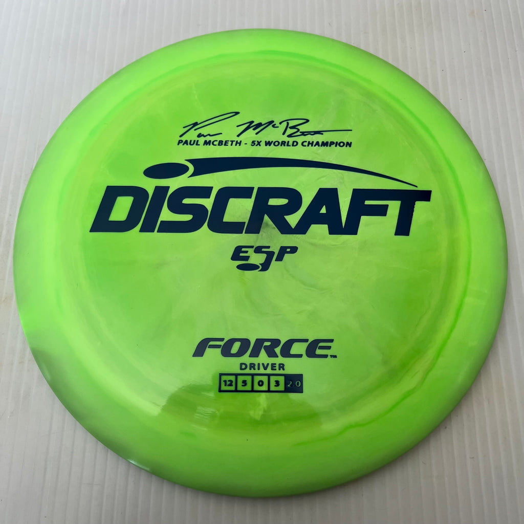 Discraft 5x Paul McBeth ESP Force 12/5/0/3 (170-172 grams)
