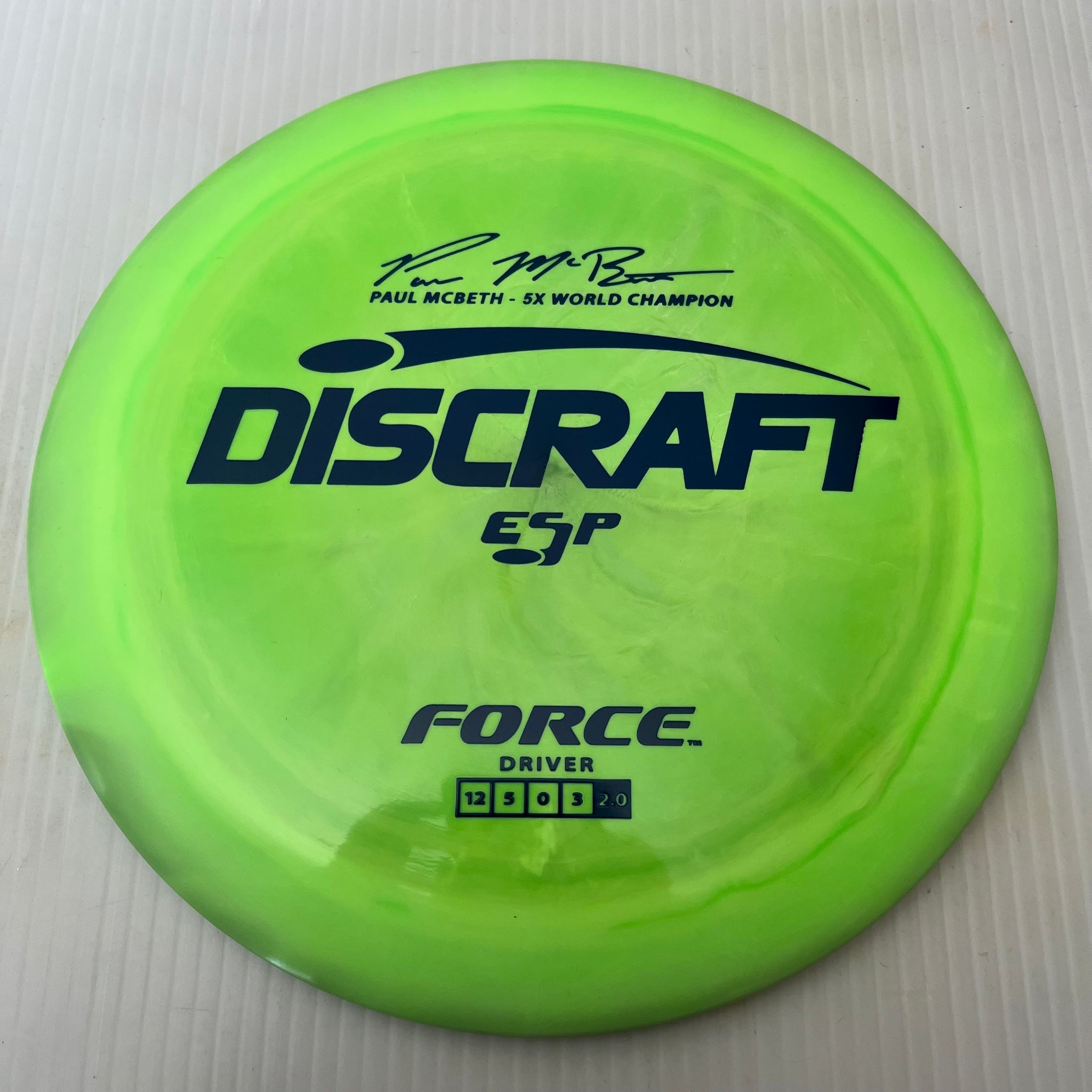 Discraft 5x Paul McBeth ESP Force 12/5/0/3 (170-172 grams)