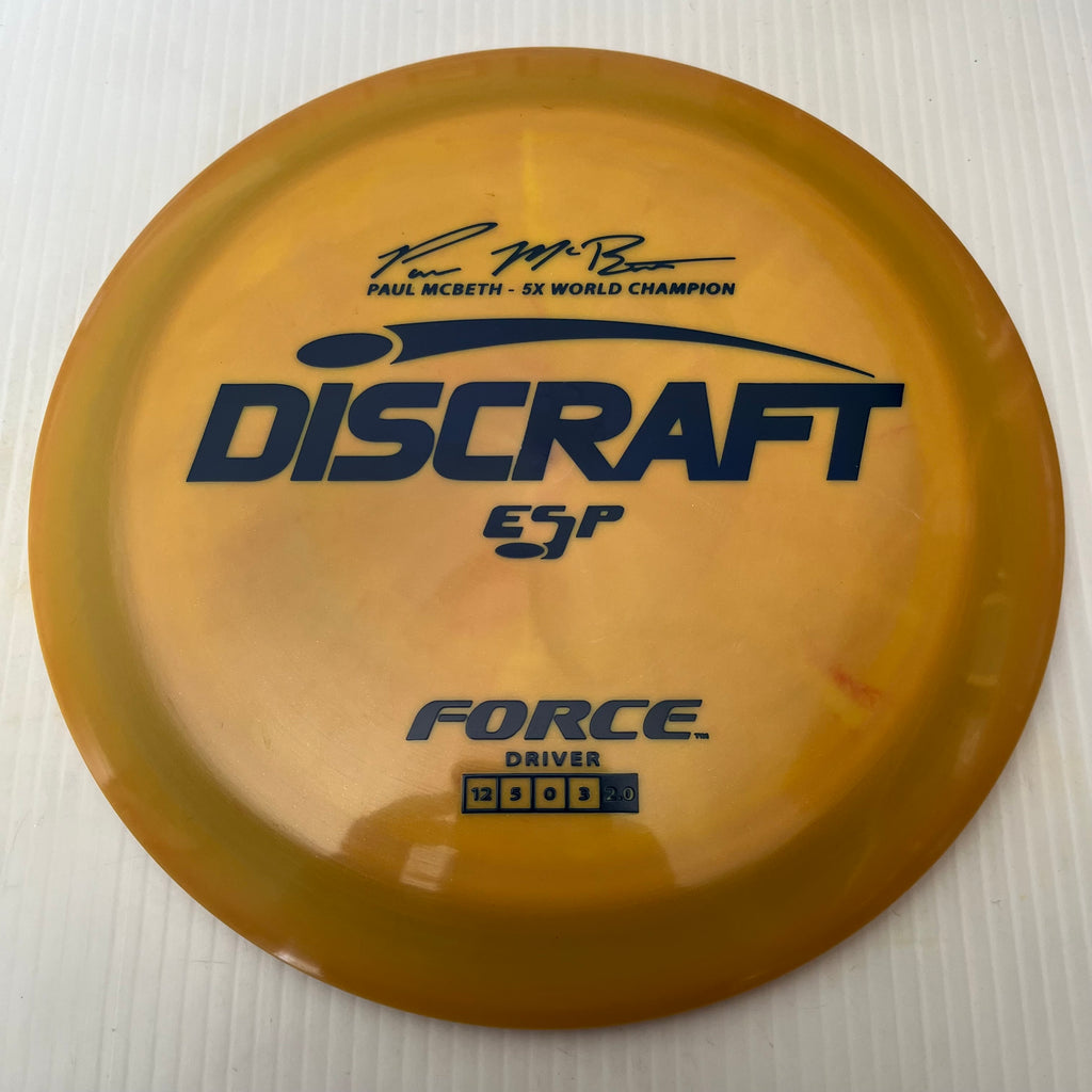 Discraft 5x Paul McBeth ESP Force 12/5/0/3 (170-172 grams)