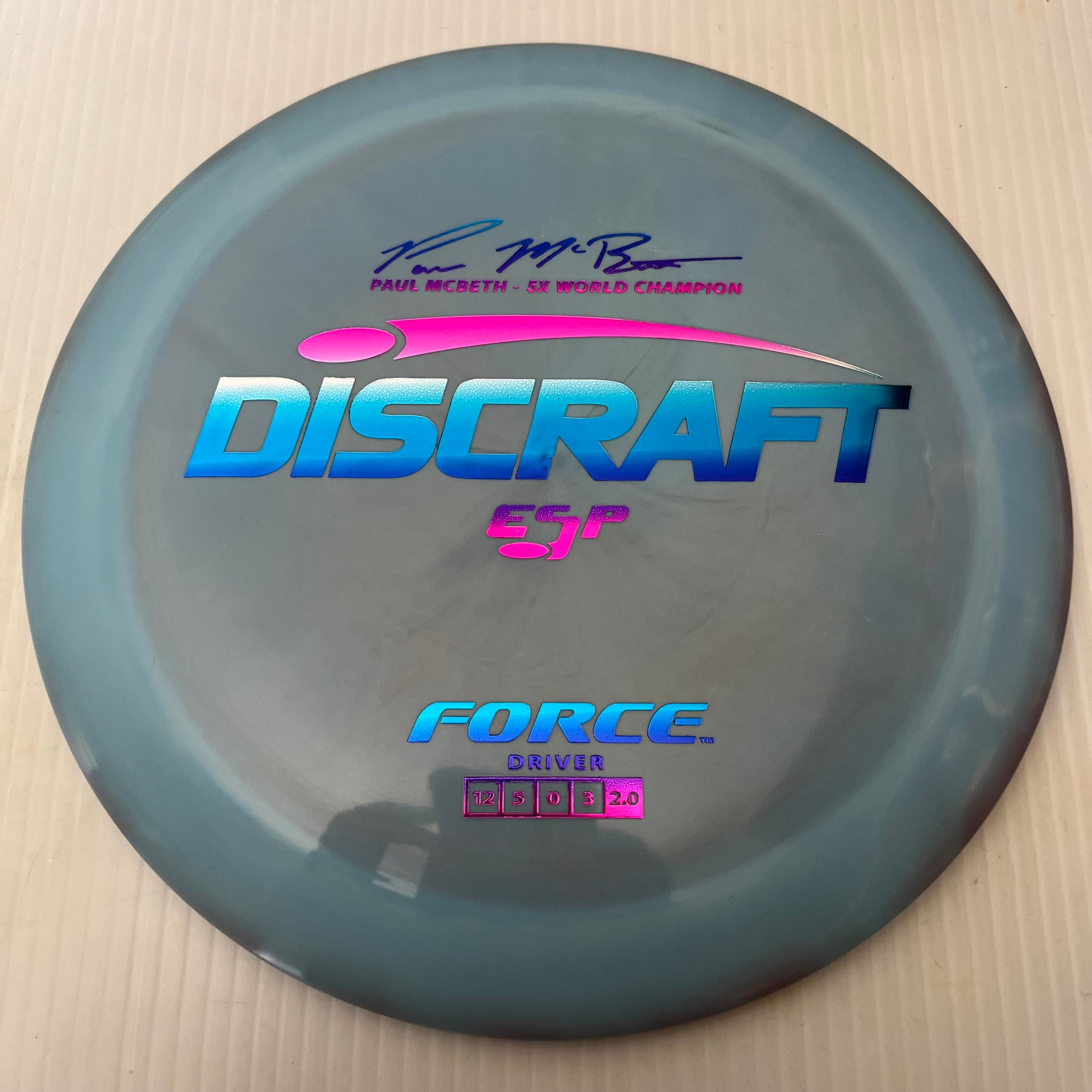 Discraft 5x Paul McBeth ESP Force 12/5/0/3 (170-172 grams)