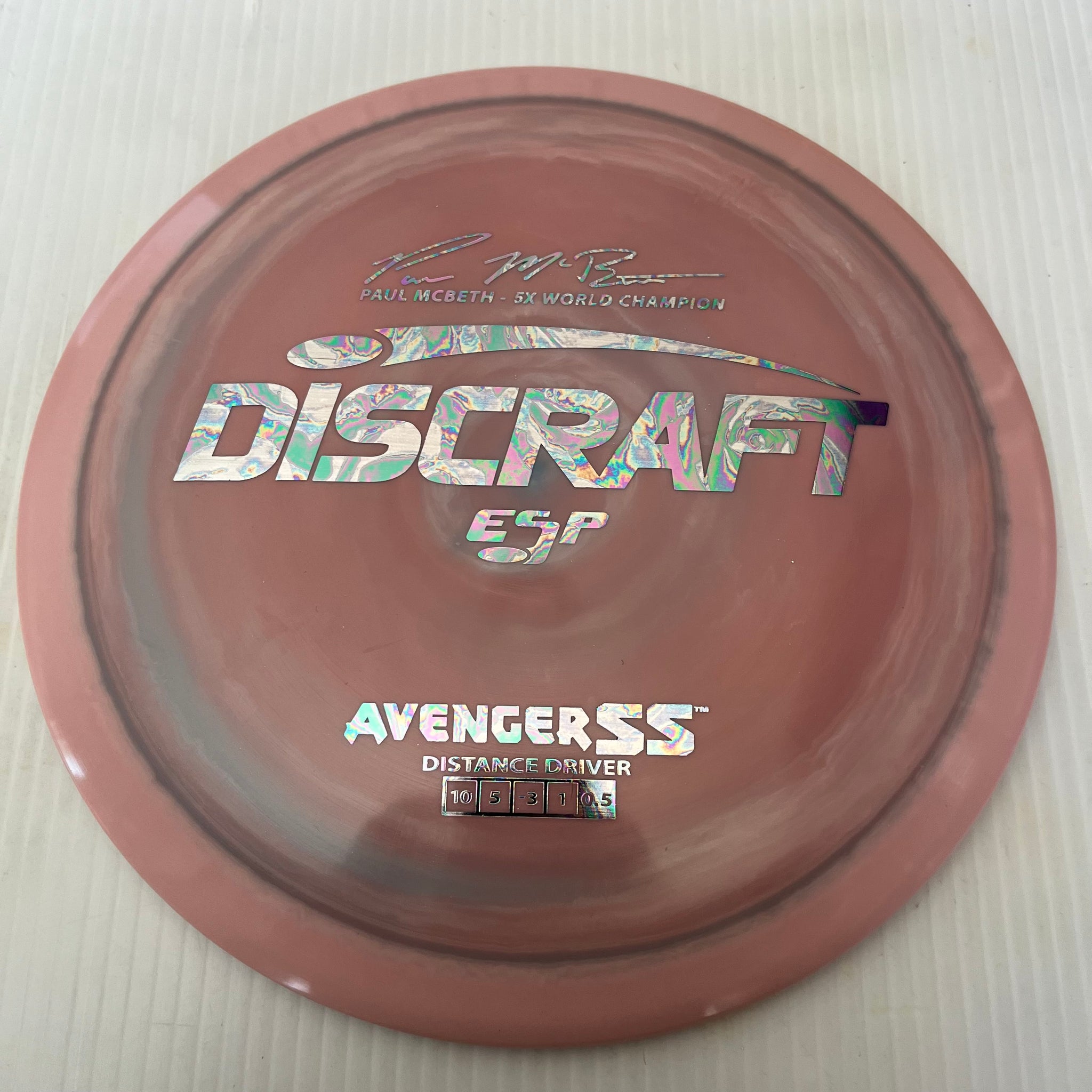 Discraft 5x Paul McBeth ESP Avenger SS 10/5/-3/1 (173-174g)
