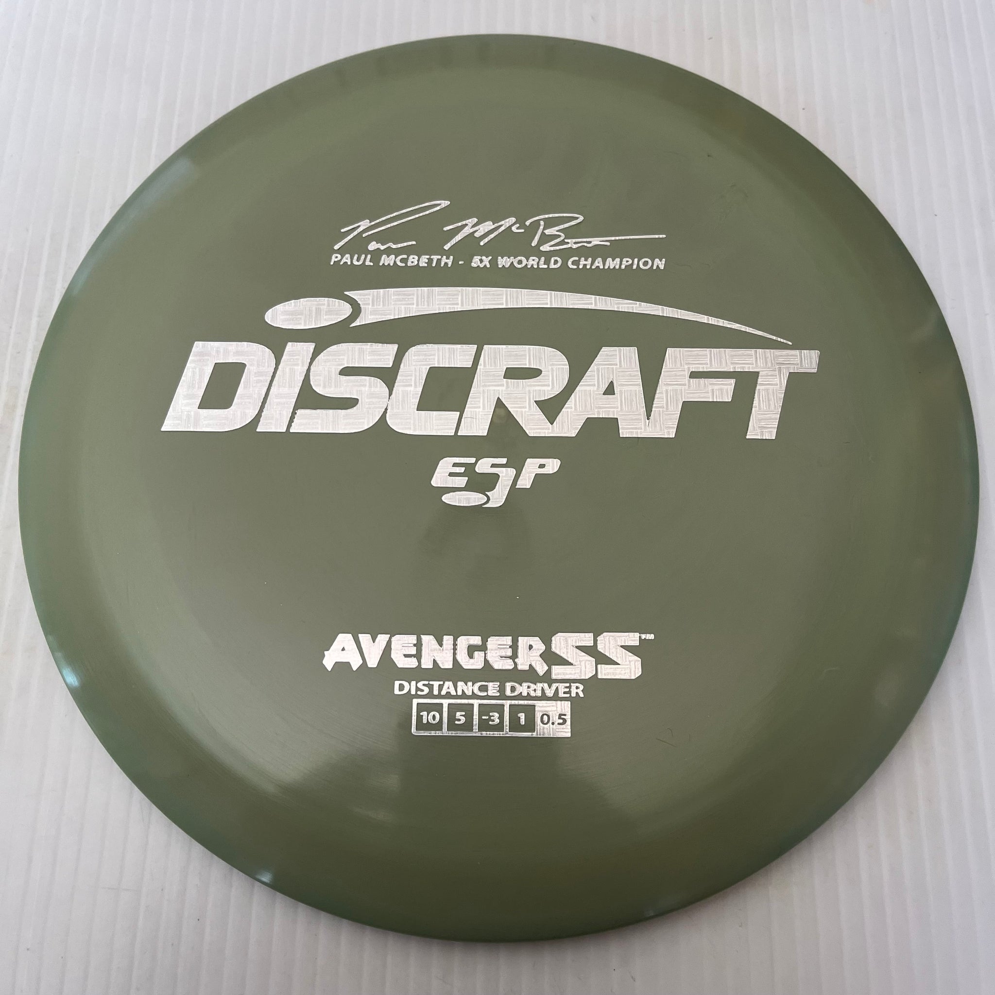 Discraft 5x Paul McBeth ESP Avenger SS 10/5/-3/1 (173-174g)