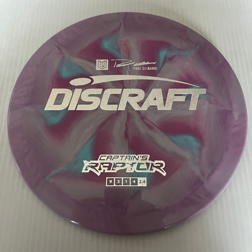 Discraft 2023 Paul Ulibarri Swirly ESP Captain's Raptor 9/3/1/4 (Lighterweights)
