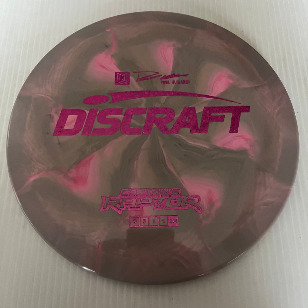 Discraft 2023 Paul Ulibarri Swirly ESP Captain's Raptor 9/3/1/4 (Lighterweights)