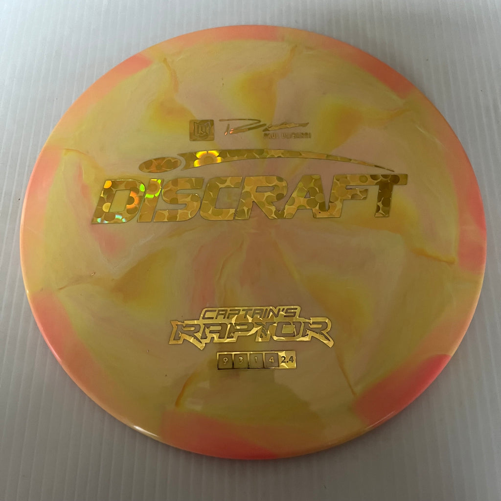 Discraft 2023 Paul Ulibarri Swirly ESP Captain's Raptor 9/3/1/4 (Lighterweights)