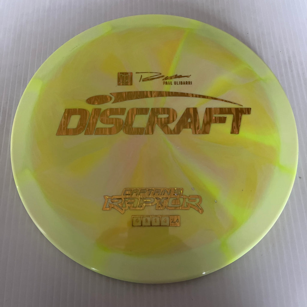 Discraft 2023 Paul Ulibarri Swirly ESP Captain's Raptor 9/3/1/4 (Lighterweights)