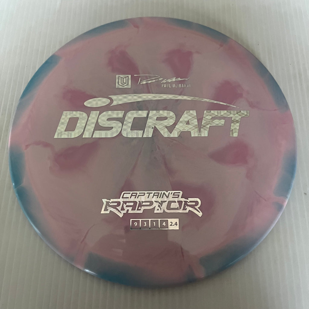 Discraft 2023 Paul Ulibarri Swirly ESP Captain's Raptor 9/3/1/4 (Lighterweights)