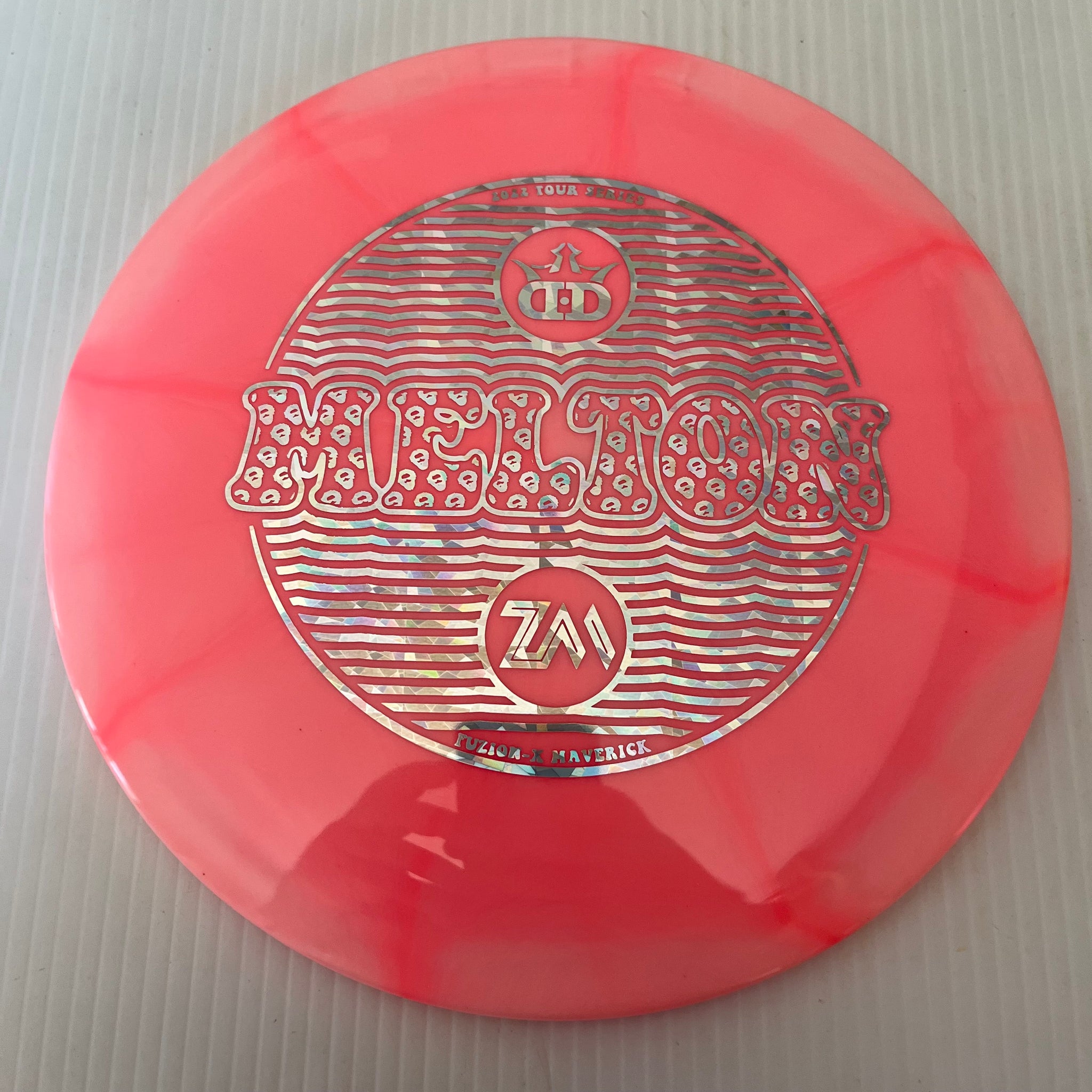 Dynamic Discs 2022 Zach Melton Team Series Fuzion-X Burst Maverick 7/4/-1.5/2