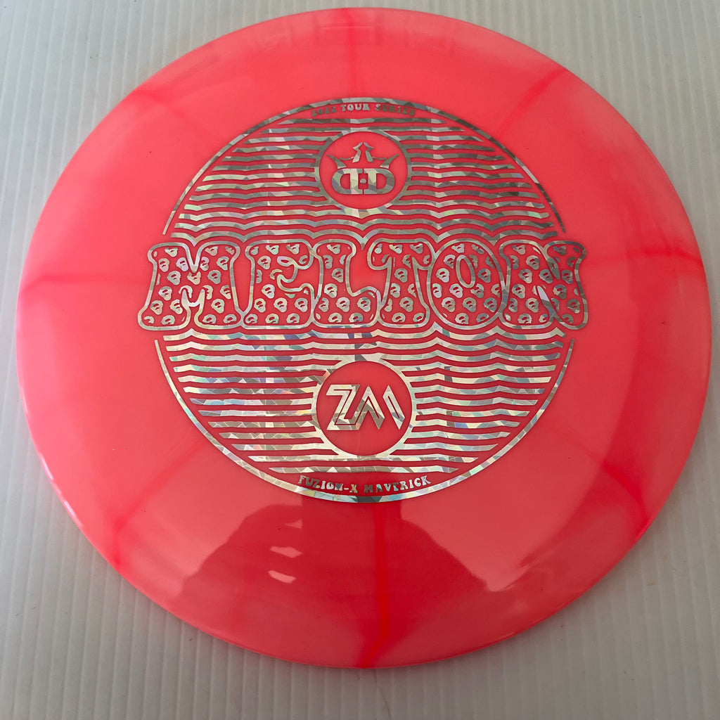 Dynamic Discs 2022 Zach Melton Team Series Fuzion-X Burst Maverick 7/4/-1.5/2