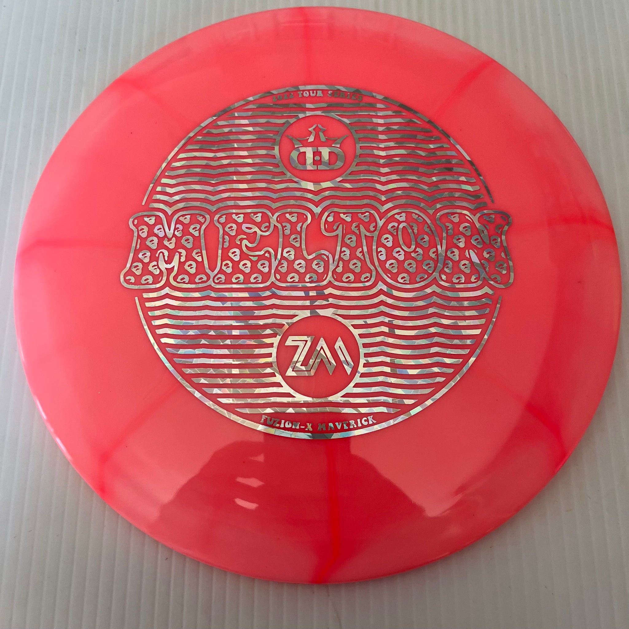 Dynamic Discs 2022 Zach Melton Team Series Fuzion-X Burst Maverick 7/4/-1.5/2