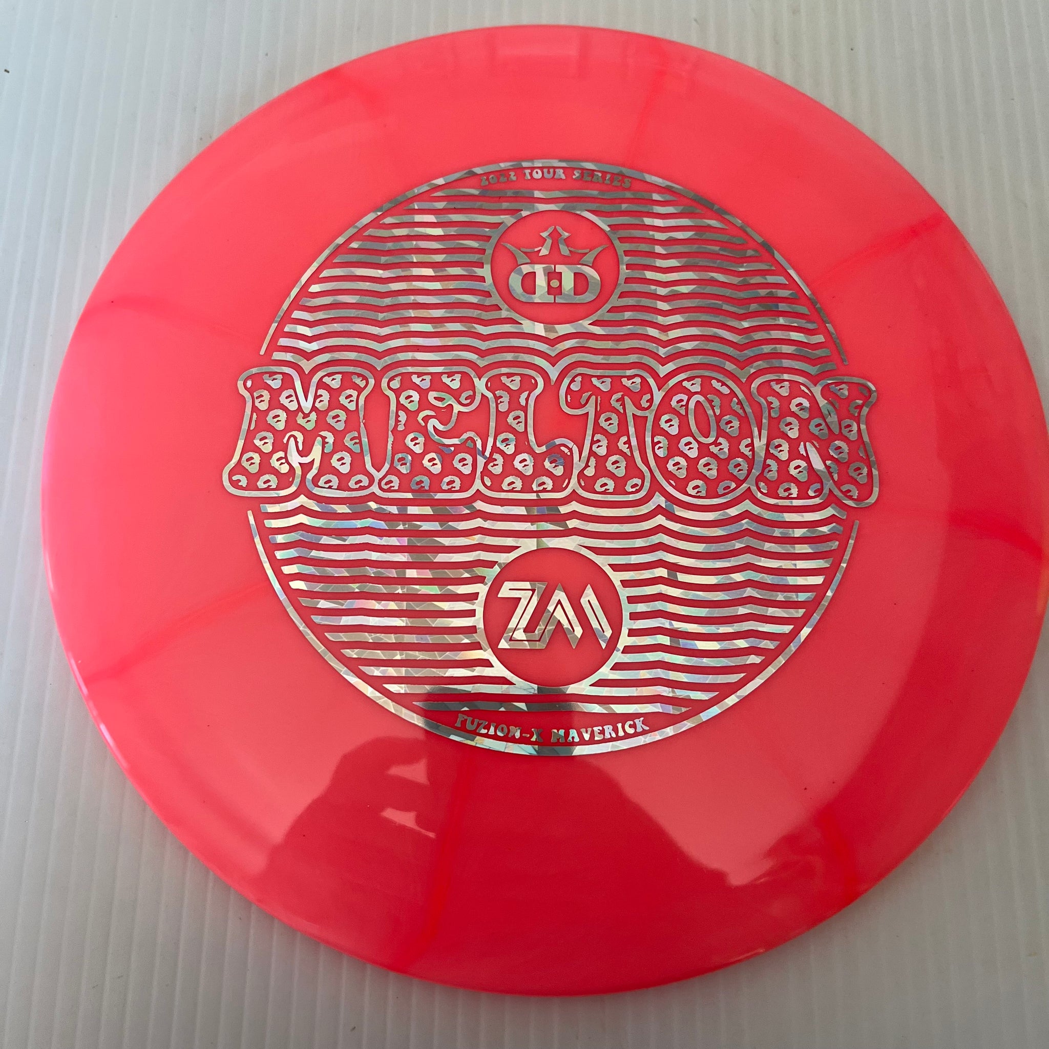 Dynamic Discs 2022 Zach Melton Team Series Fuzion-X Burst Maverick 7/4/-1.5/2