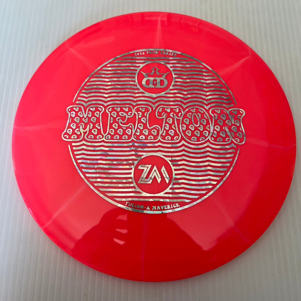Dynamic Discs 2022 Zach Melton Team Series Fuzion-X Burst Maverick 7/4/-1.5/2