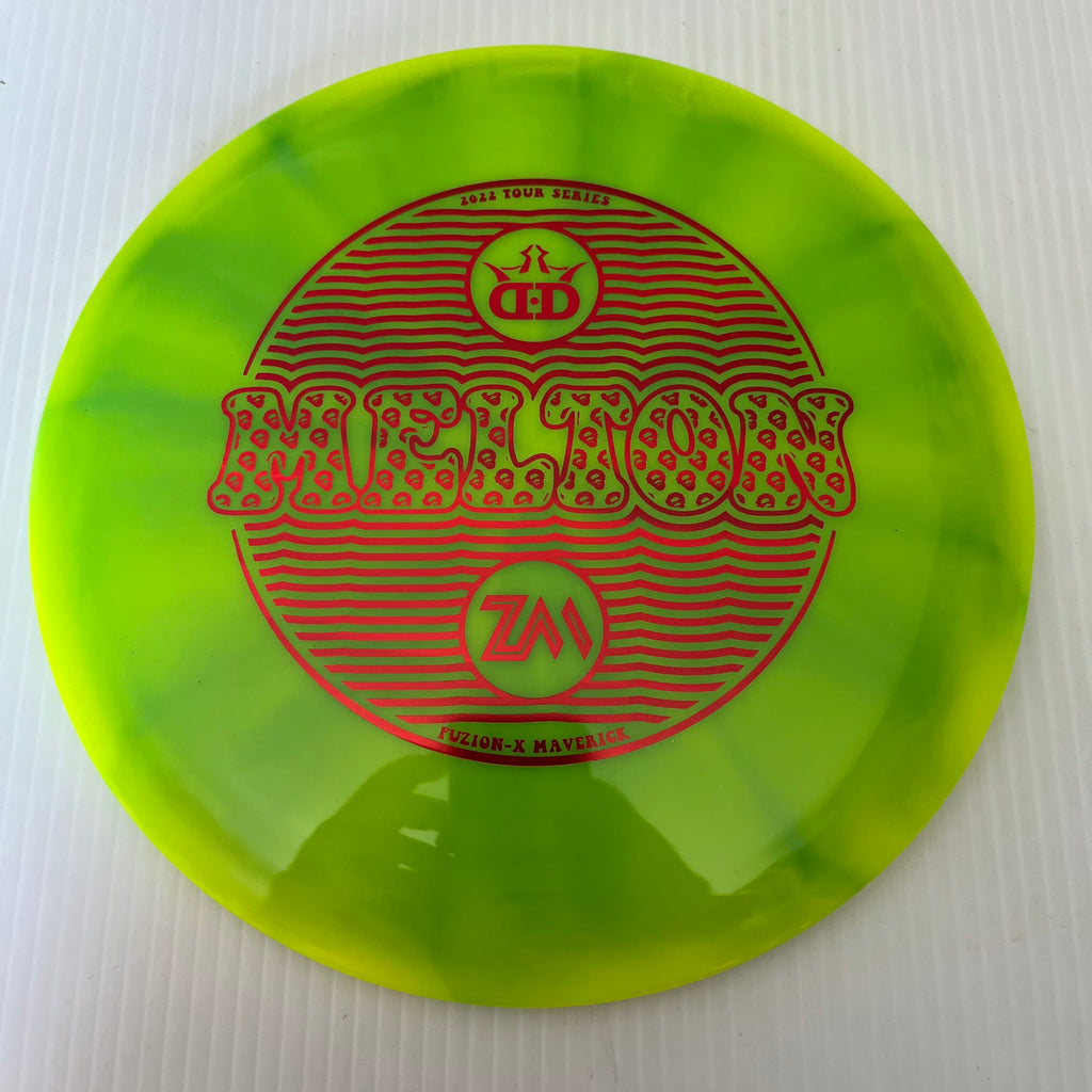 Dynamic Discs 2022 Zach Melton Team Series Fuzion-X Burst Maverick 7/4/-1.5/2