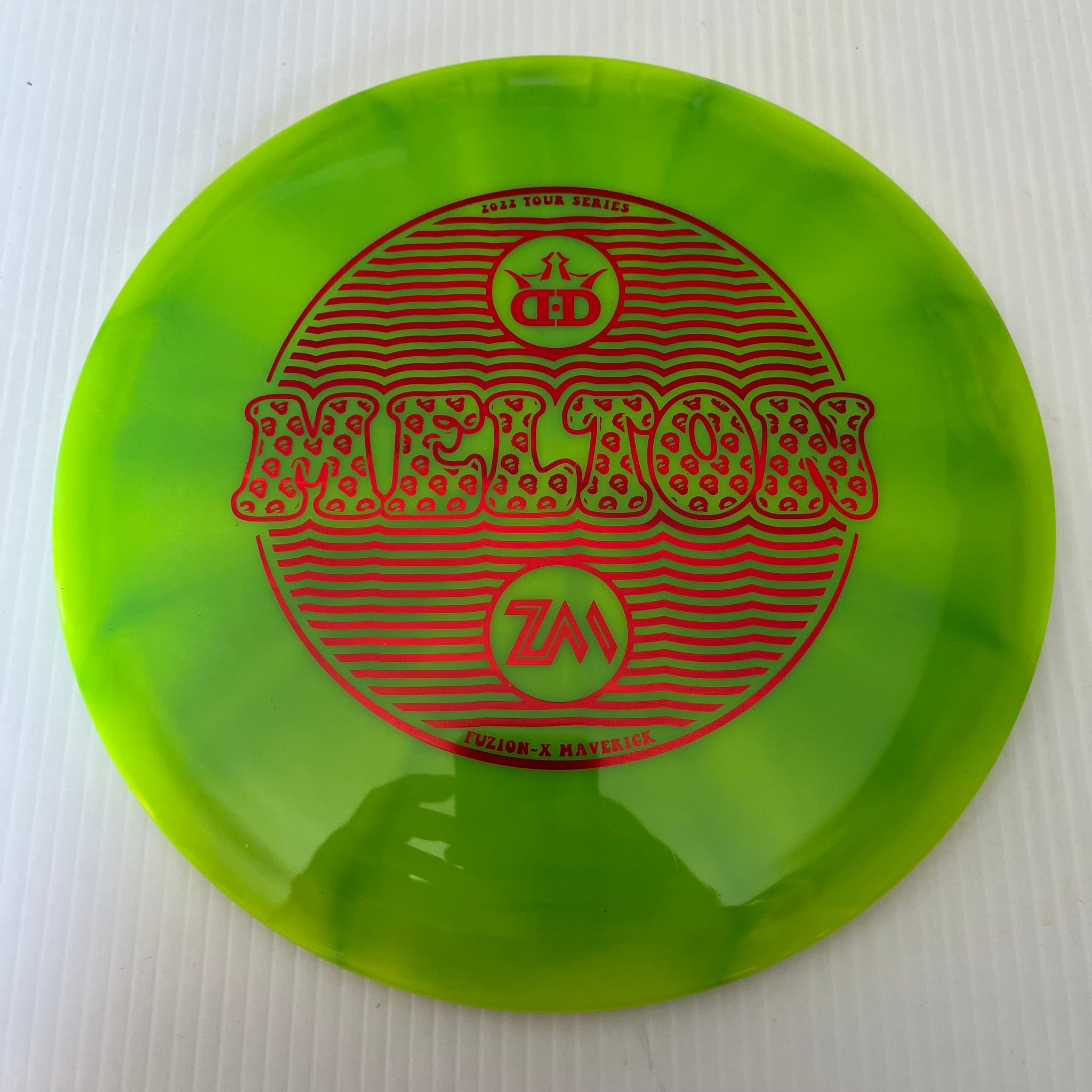 Dynamic Discs 2022 Zach Melton Team Series Fuzion-X Burst Maverick 7/4/-1.5/2