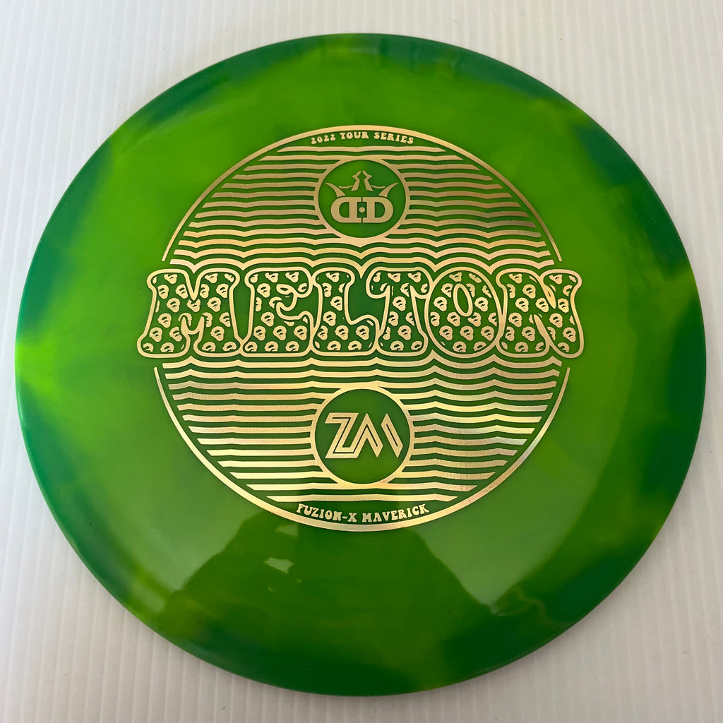 Dynamic Discs 2022 Zach Melton Team Series Fuzion-X Burst Maverick 7/4/-1.5/2