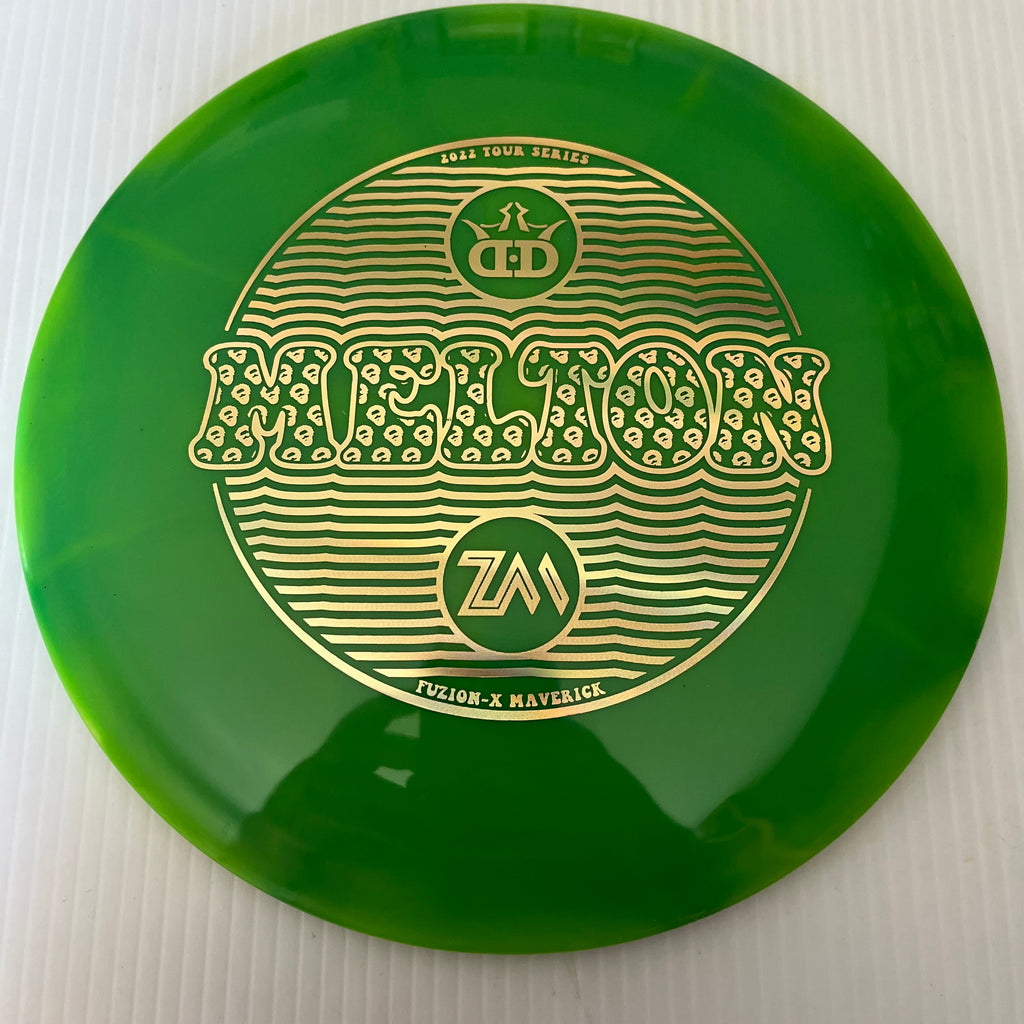 Dynamic Discs 2022 Zach Melton Team Series Fuzion-X Burst Maverick 7/4/-1.5/2