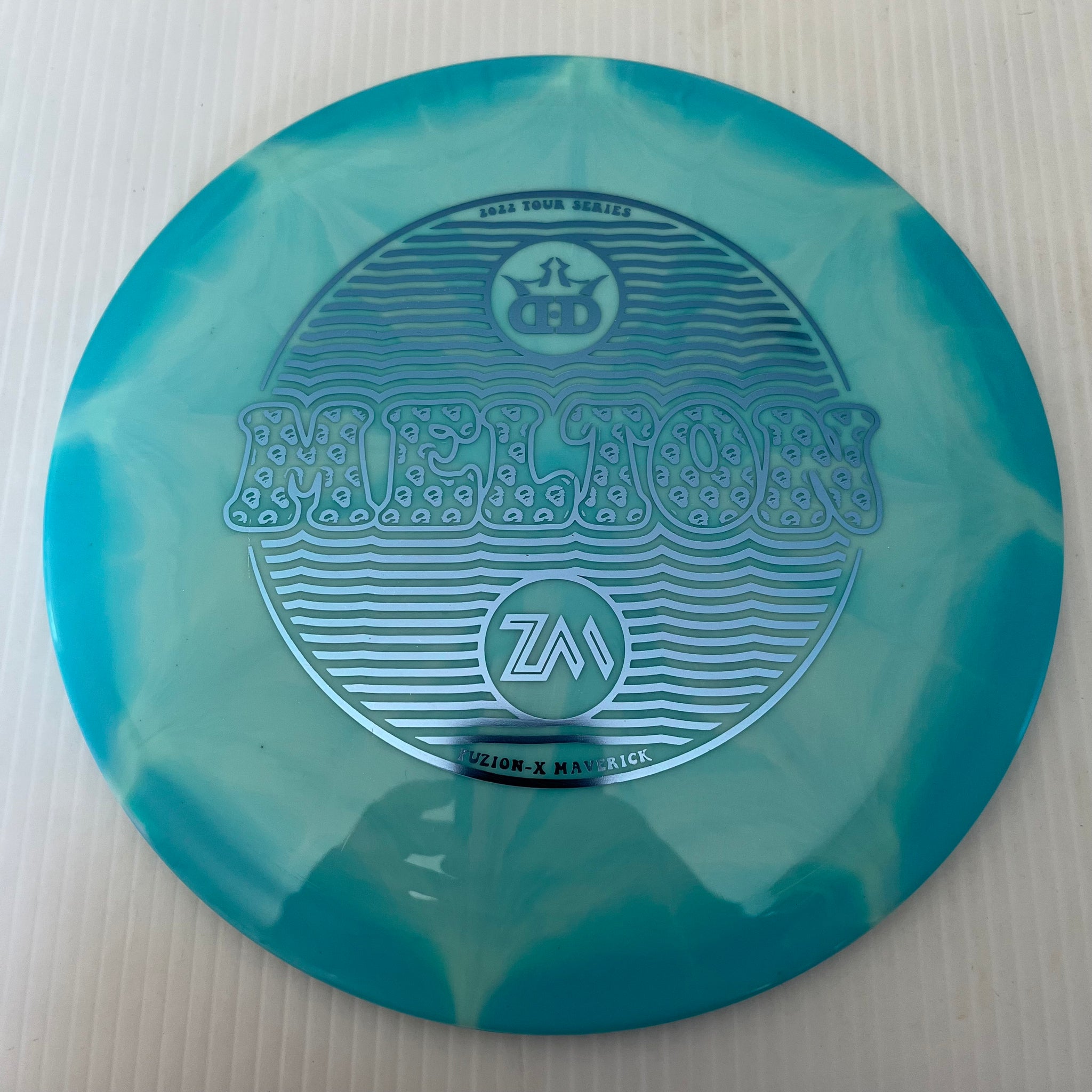 Dynamic Discs 2022 Zach Melton Team Series Fuzion-X Burst Maverick 7/4/-1.5/2