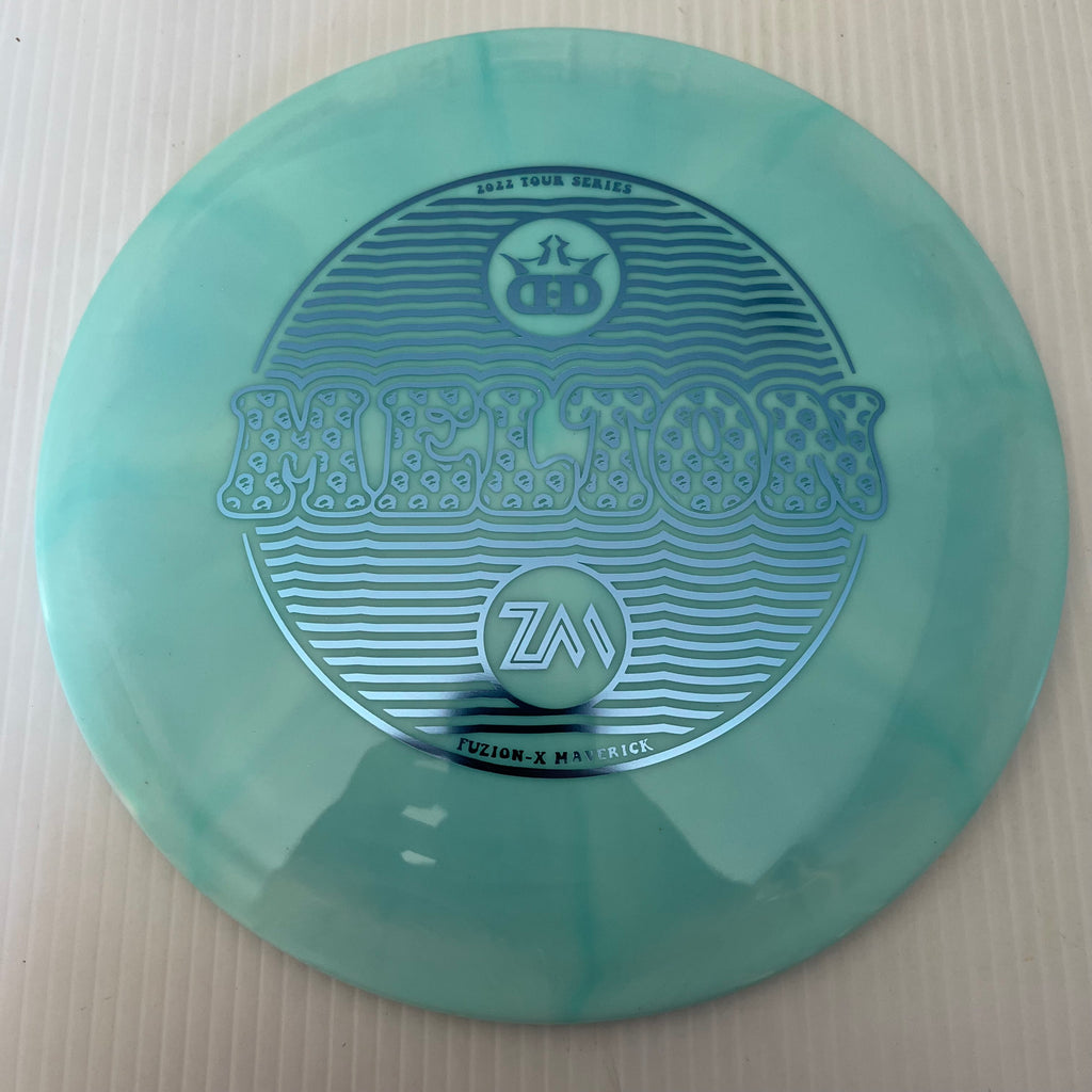 Dynamic Discs 2022 Zach Melton Team Series Fuzion-X Burst Maverick 7/4/-1.5/2