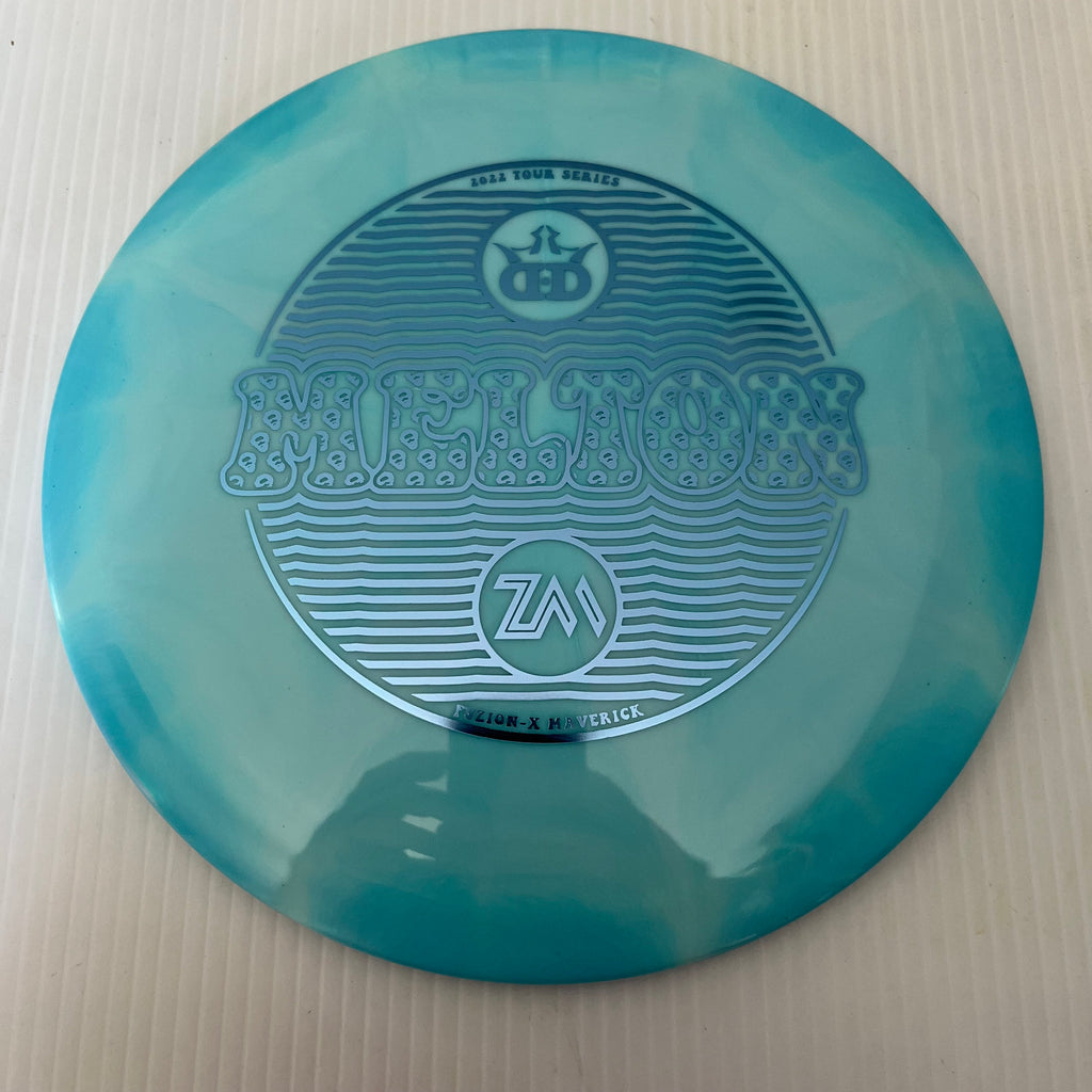 Dynamic Discs 2022 Zach Melton Team Series Fuzion-X Burst Maverick 7/4/-1.5/2