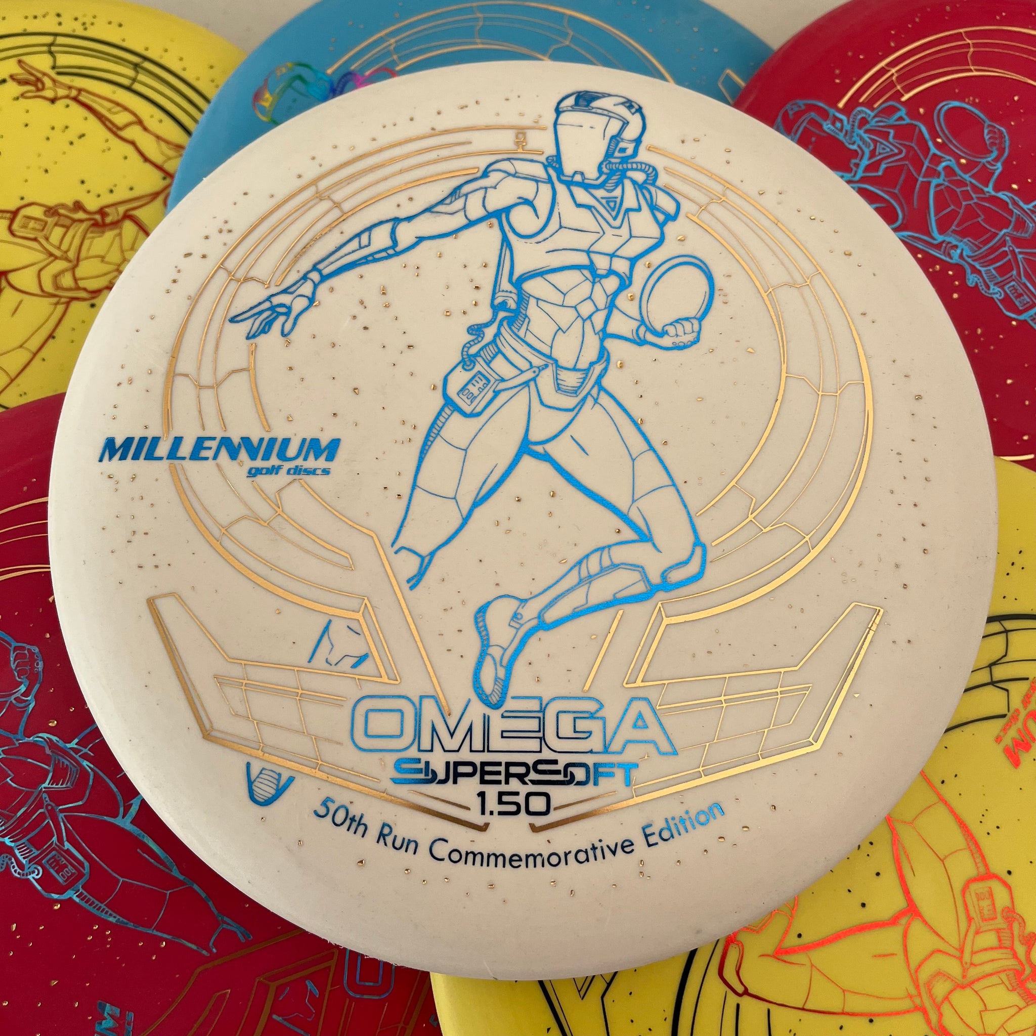 Millennium Discs 50th Run Commemorative Edition Omega SuperSoft 1.50 2/3/0/0