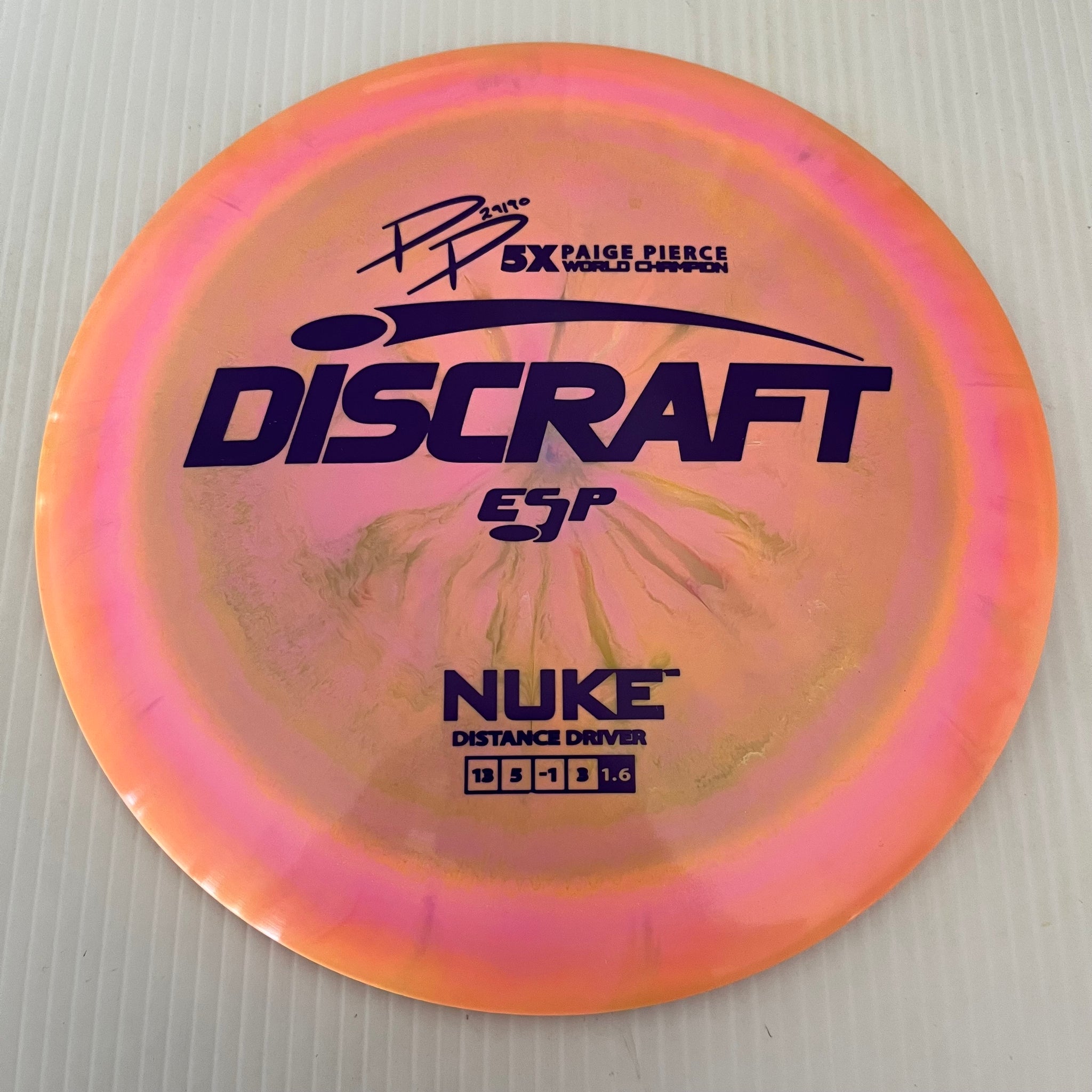 Discraft 5x Paige Pierce ESP Nuke 13/5/-1/3 (173-174g)