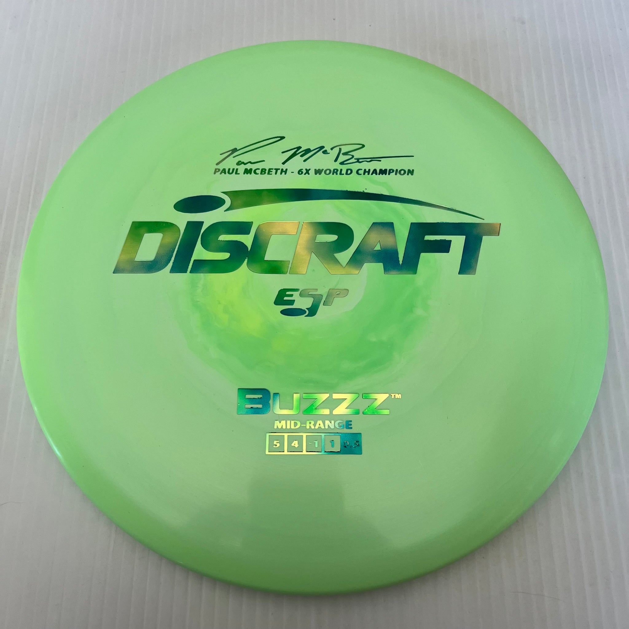 Discraft 6x Paul McBeth ESP Buzzz 5/4/-1/1 (Lightweights)