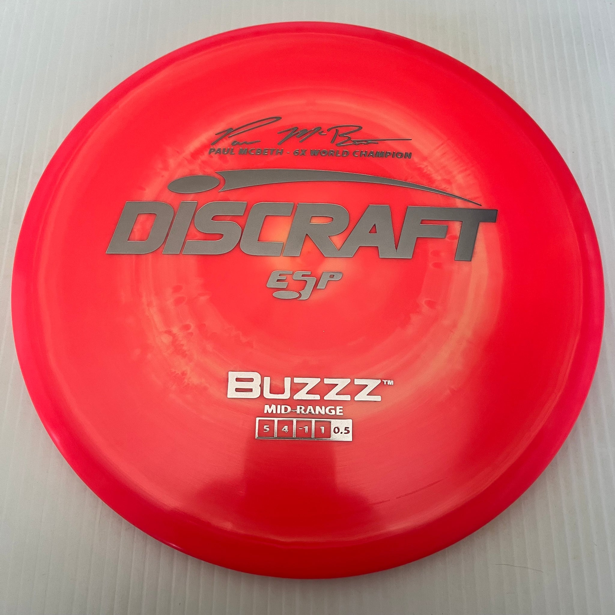 Discraft 6x Paul McBeth ESP Buzzz 5/4/-1/1 (Lightweights)