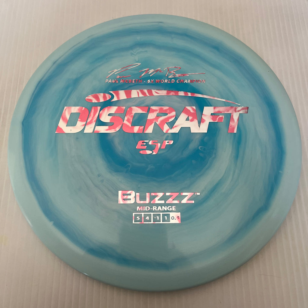 Discraft 6x Paul McBeth ESP Buzzz 5/4/-1/1 (Lightweights)