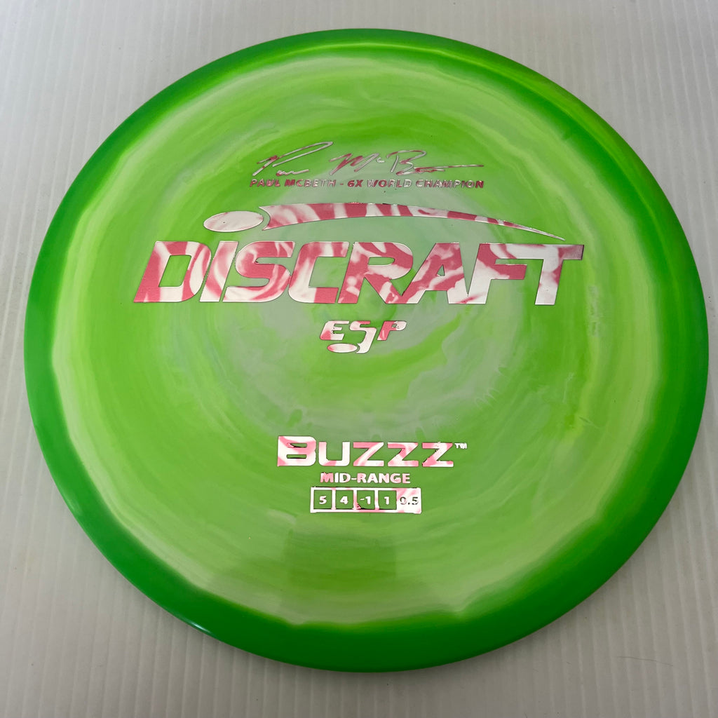 Discraft 6x Paul McBeth ESP Buzzz 5/4/-1/1 (Lightweights)