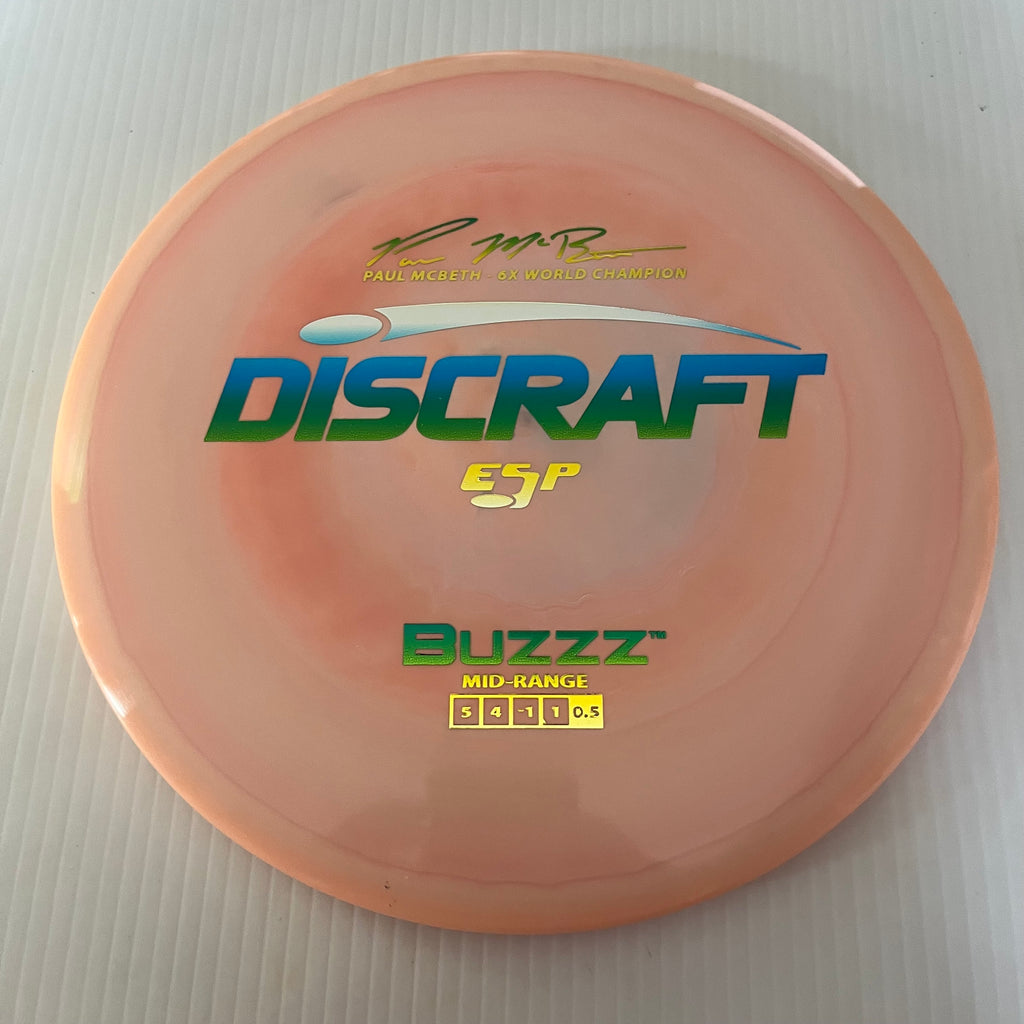 Discraft 6x Paul McBeth ESP Buzzz 5/4/-1/1 (177+g)