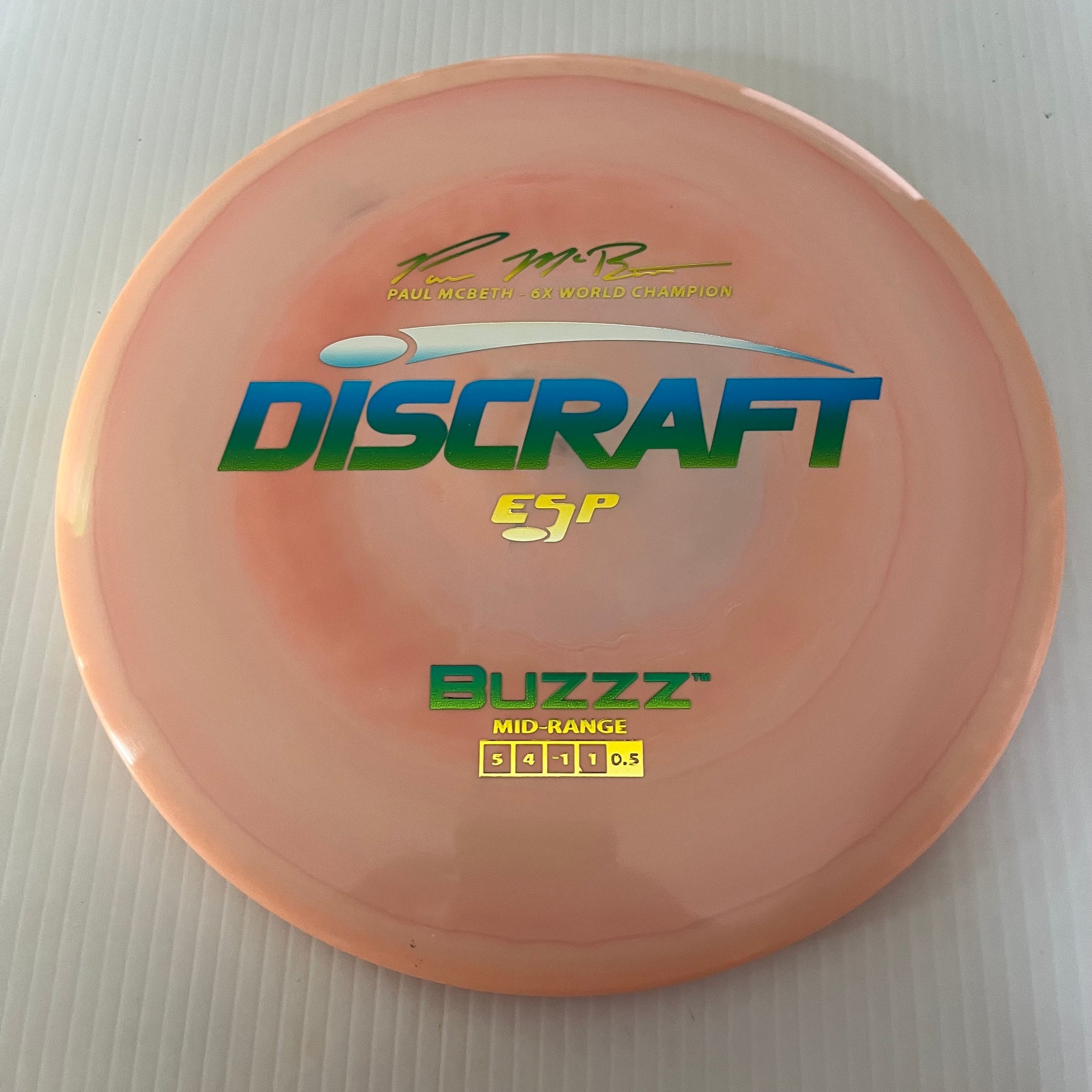 Discraft 6x Paul McBeth ESP Buzzz 5/4/-1/1 (177+g)