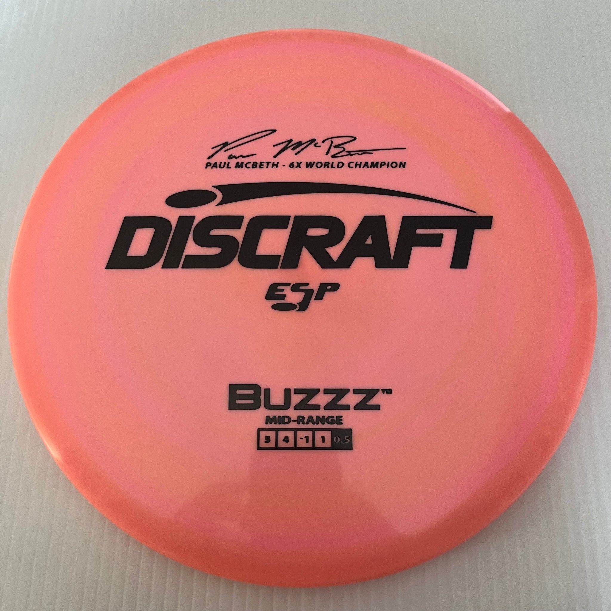 Discraft 6x Paul McBeth ESP Buzzz 5/4/-1/1 (177+g)