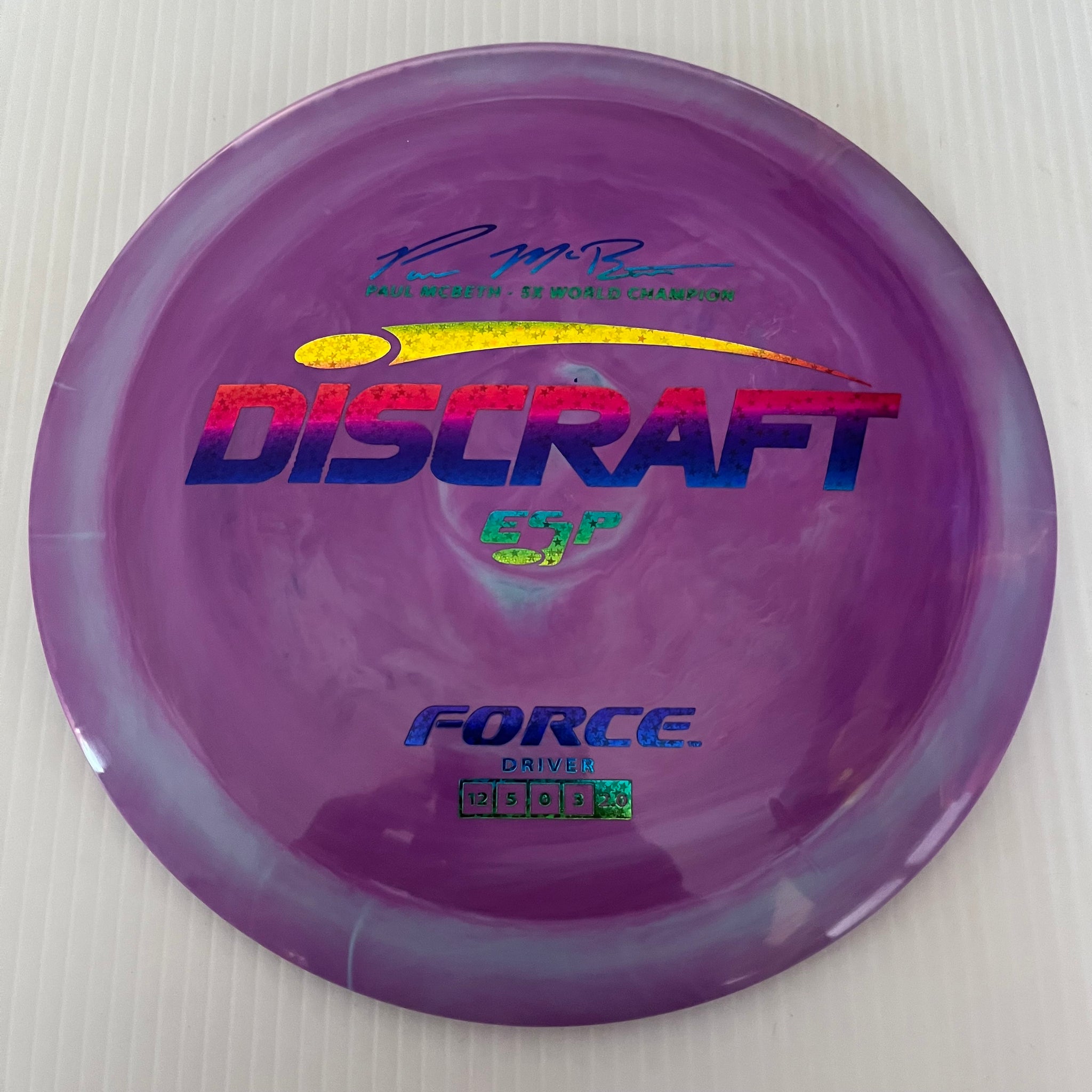Discraft 5x Paul McBeth ESP Force 12/5/0/3 (173-174 grams)