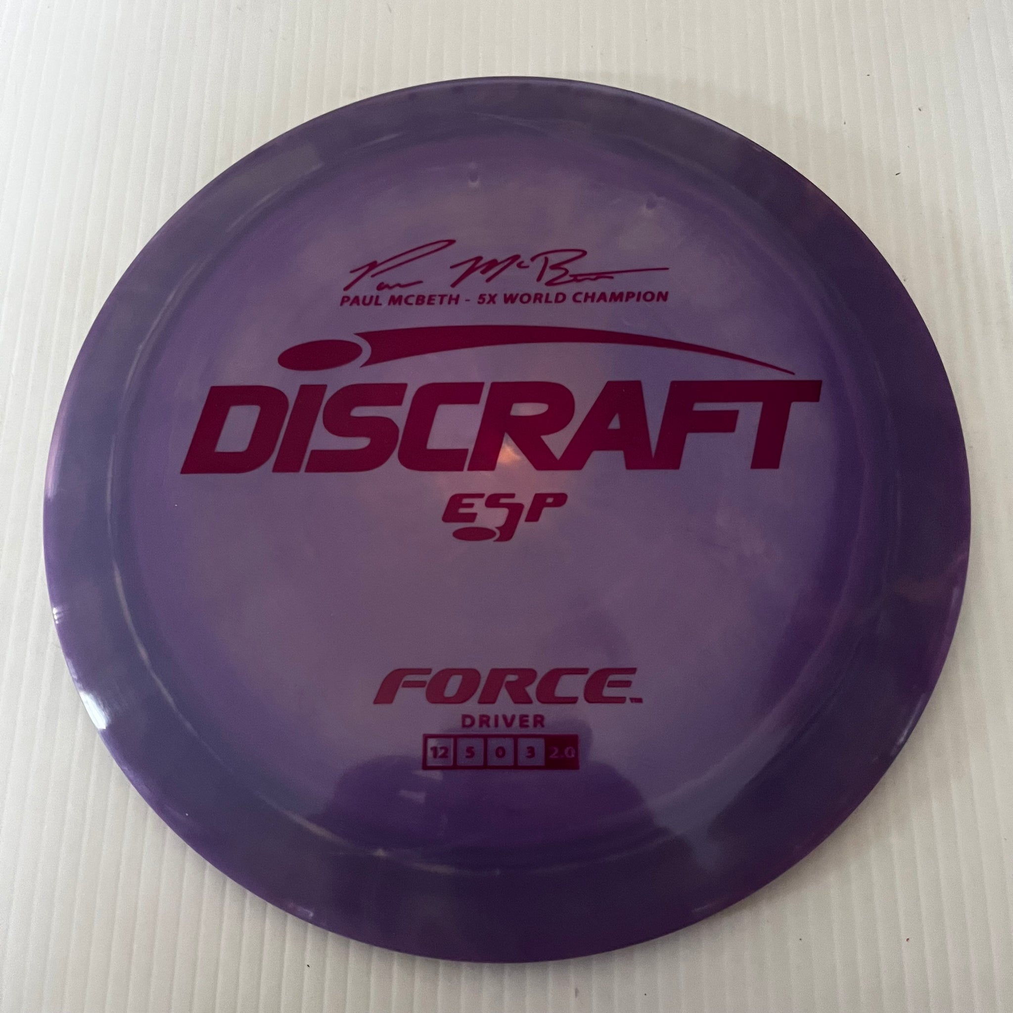 Discraft 5x Paul McBeth ESP Force 12/5/0/3 (173-174 grams)