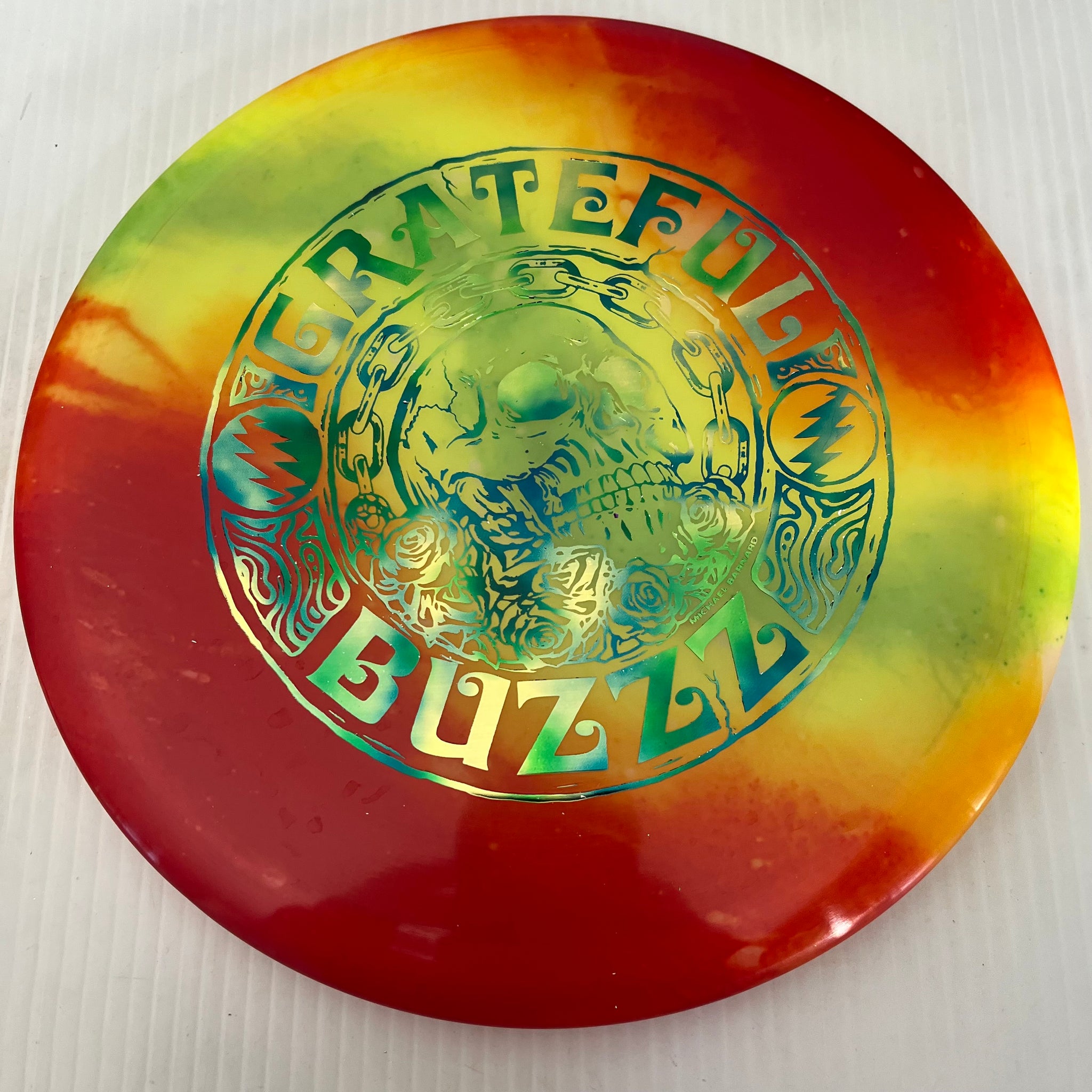 Discraft 2023 Ledgestone Fly Dye Z Grateful Buzzz 5/4/-1/1