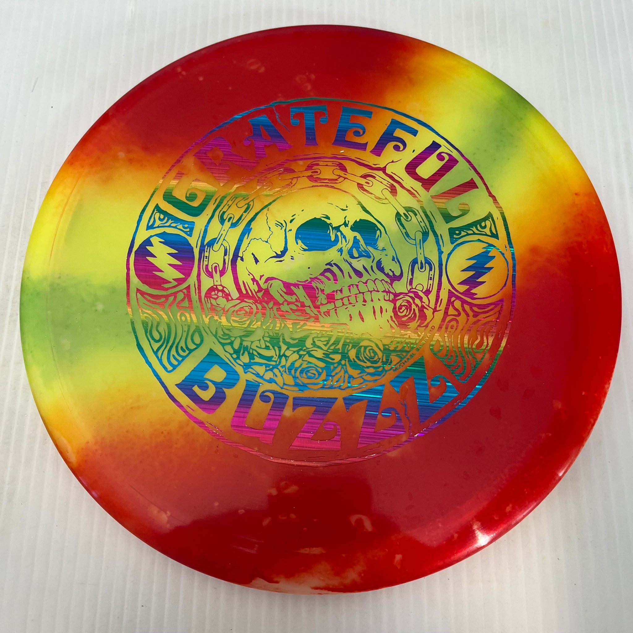 Discraft 2023 Ledgestone Fly Dye Z Grateful Buzzz 5/4/-1/1