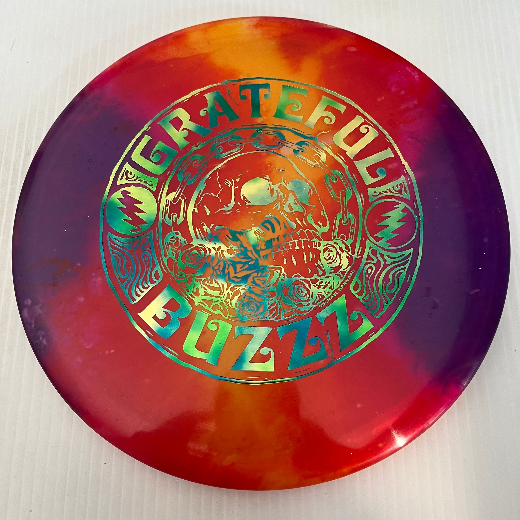 Discraft 2023 Ledgestone Fly Dye Z Grateful Buzzz 5/4/-1/1