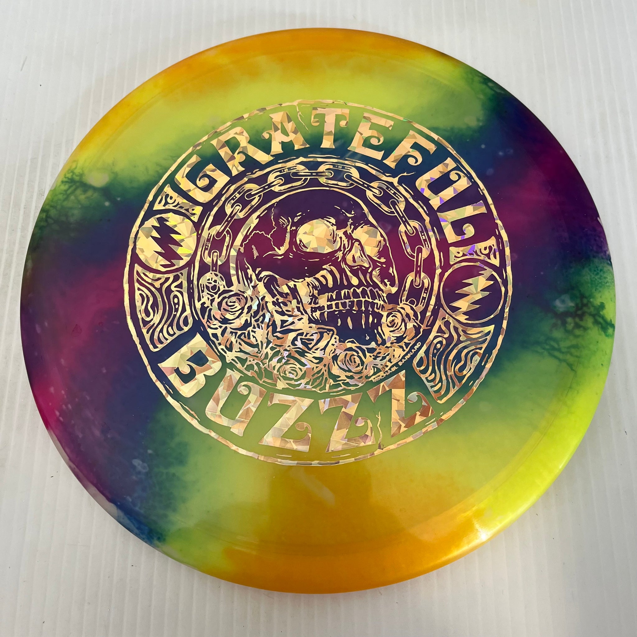 Discraft 2023 Ledgestone Fly Dye Z Grateful Buzzz 5/4/-1/1