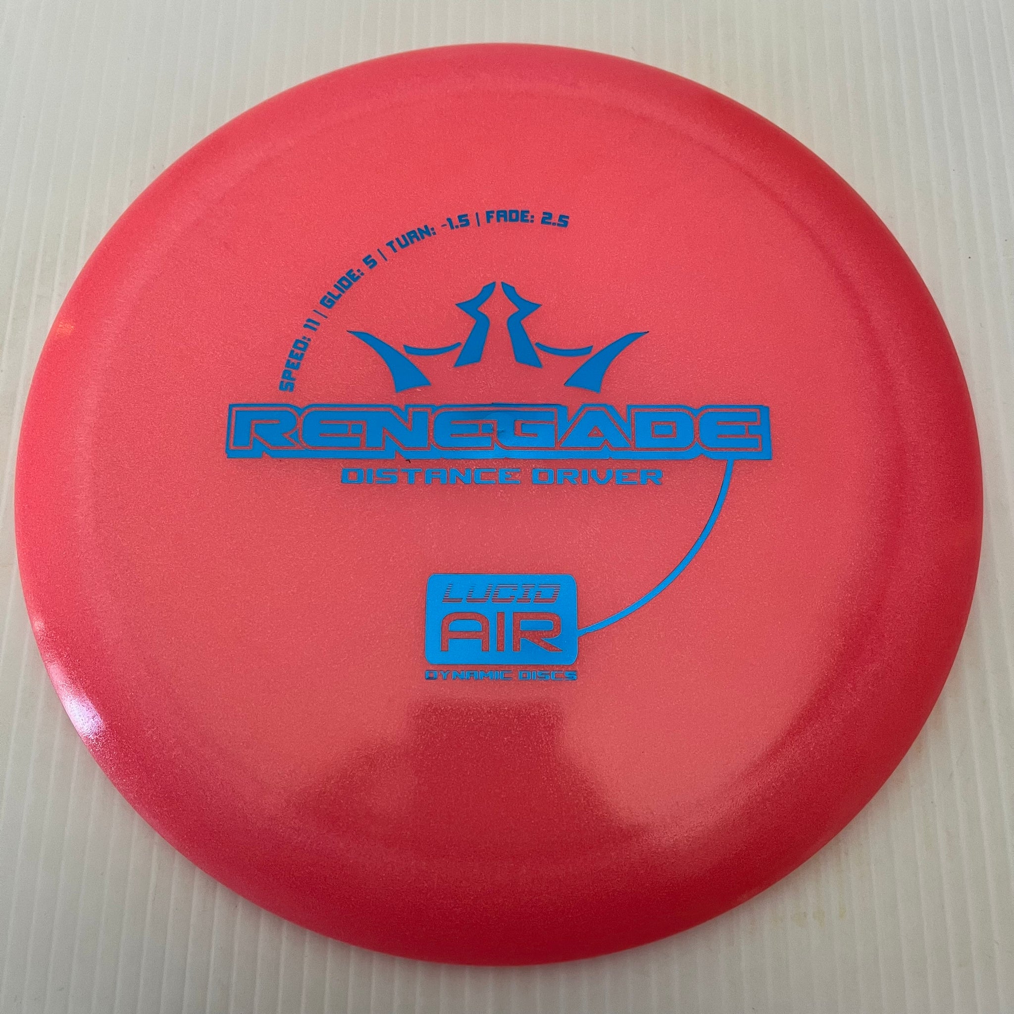 Dynamic Discs Lucid Air Renegade 11/5/-1.5/2.5