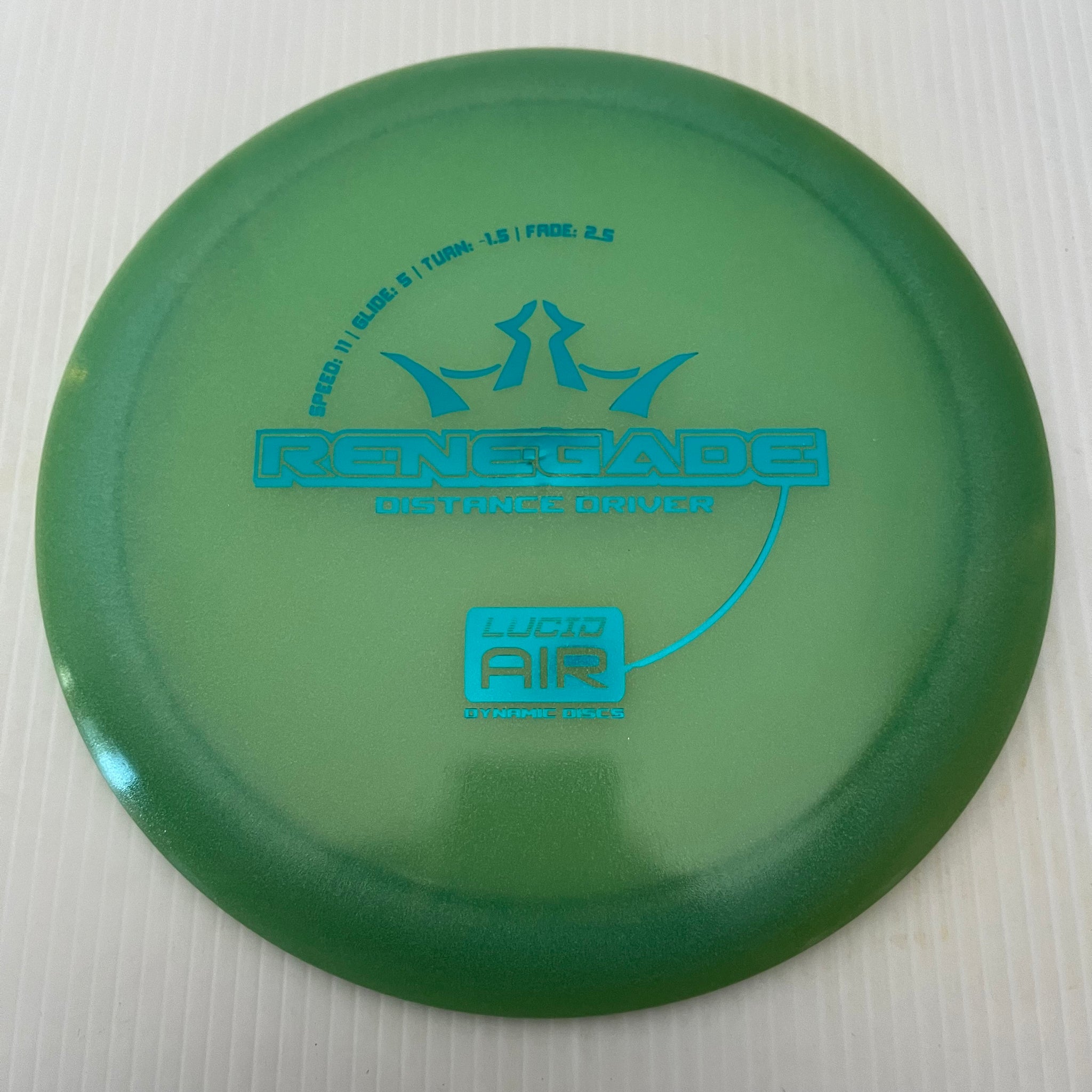 Dynamic Discs Lucid Air Renegade 11/5/-1.5/2.5