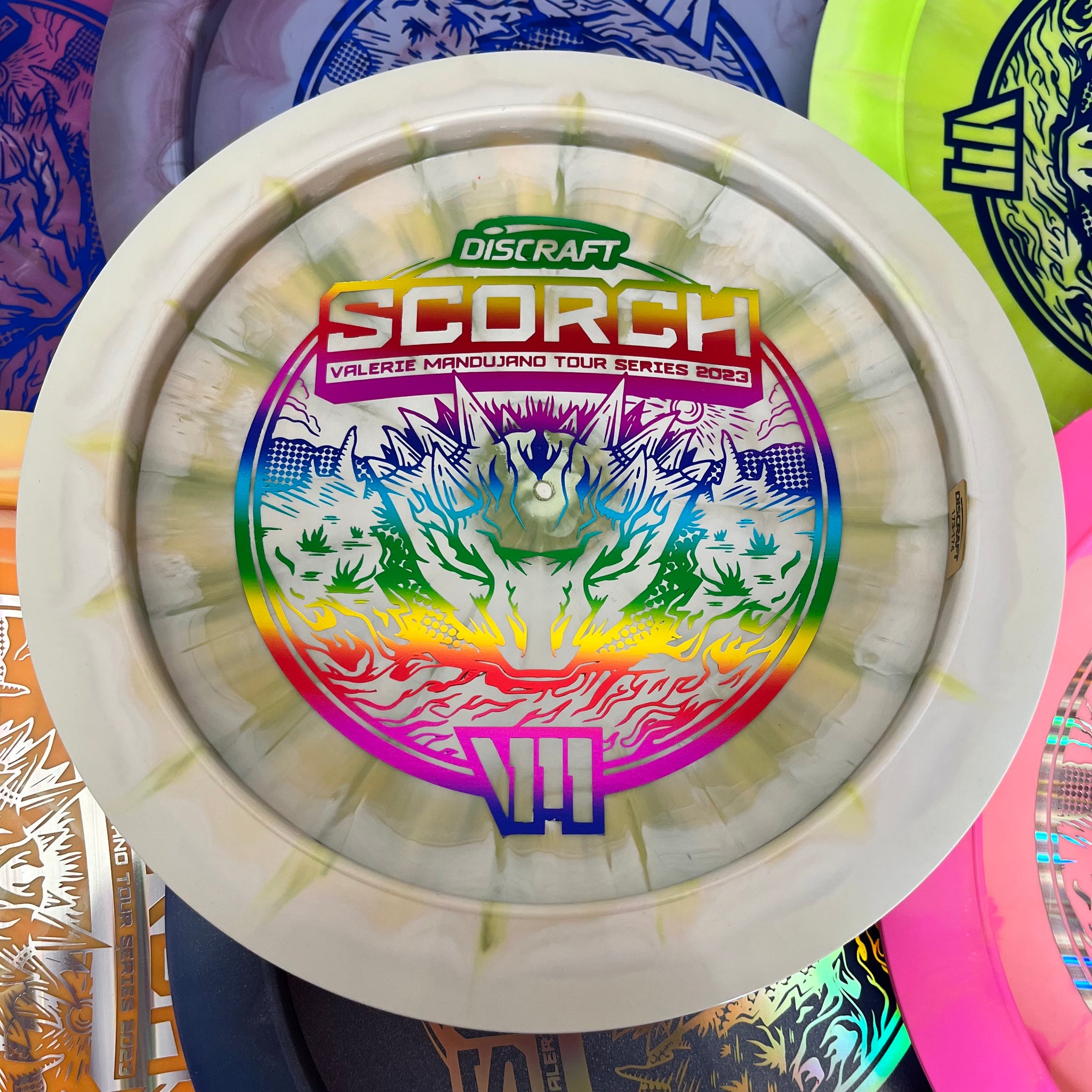 Discraft 2023 Valerie Mandujano Tour Series Swirly ESP Scorch 11/6/-2/-2