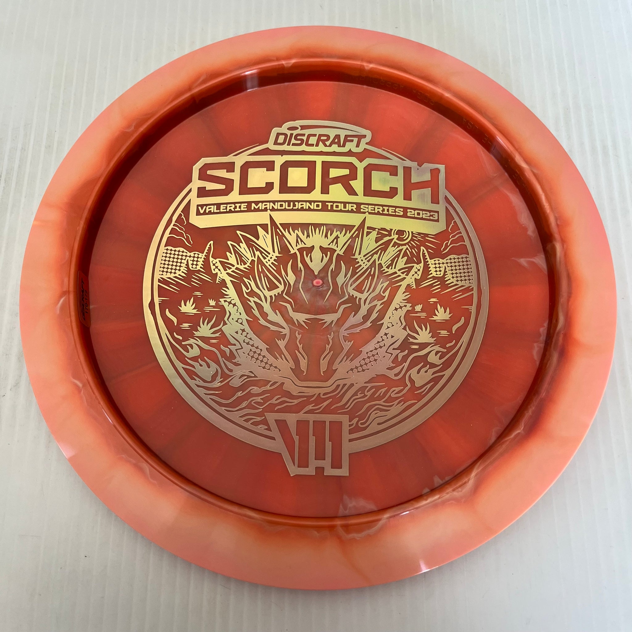 Discraft 2023 Valerie Mandujano Tour Series Swirly ESP Scorch 11/6/-2/-2