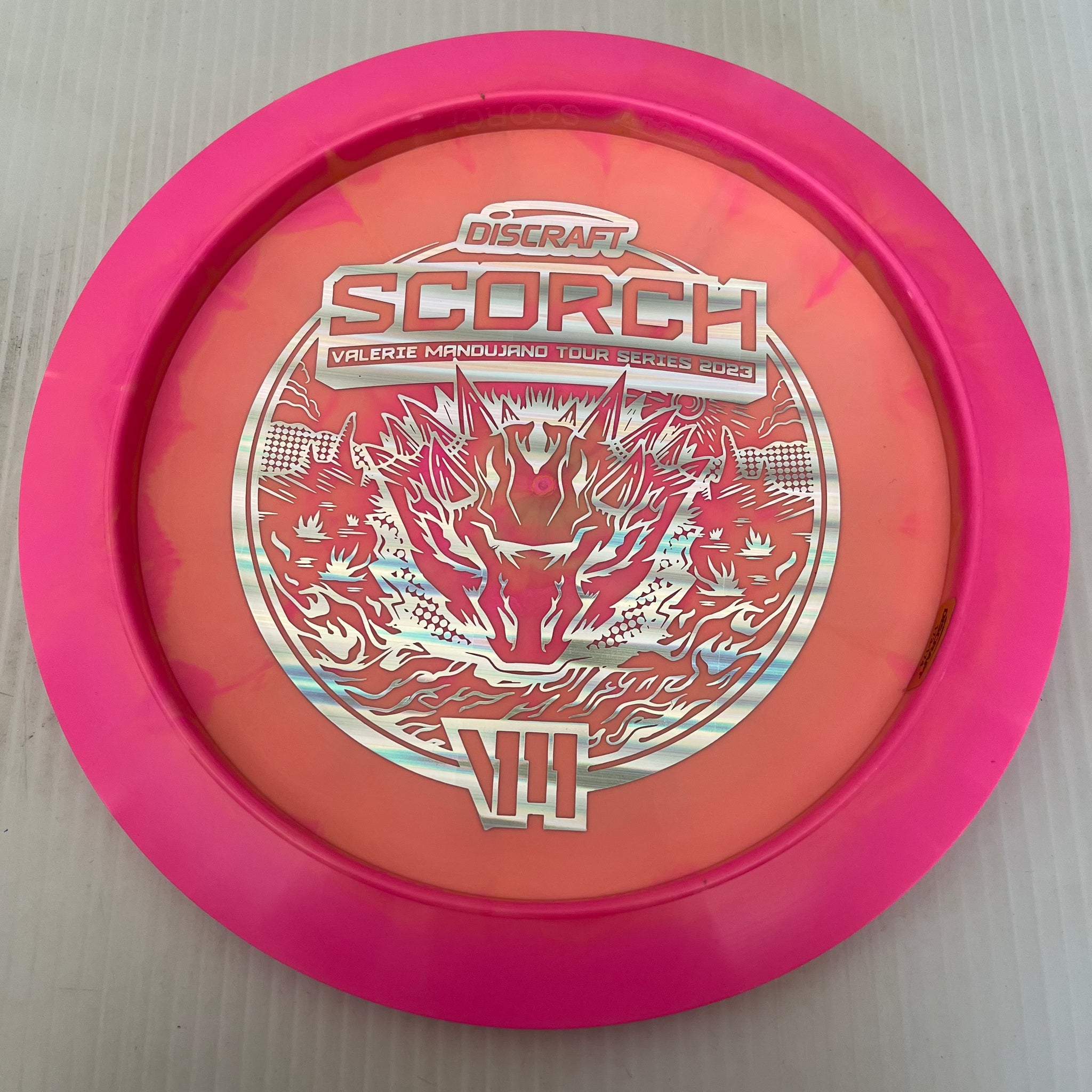Discraft 2023 Valerie Mandujano Tour Series Swirly ESP Scorch 11/6/-2/-2