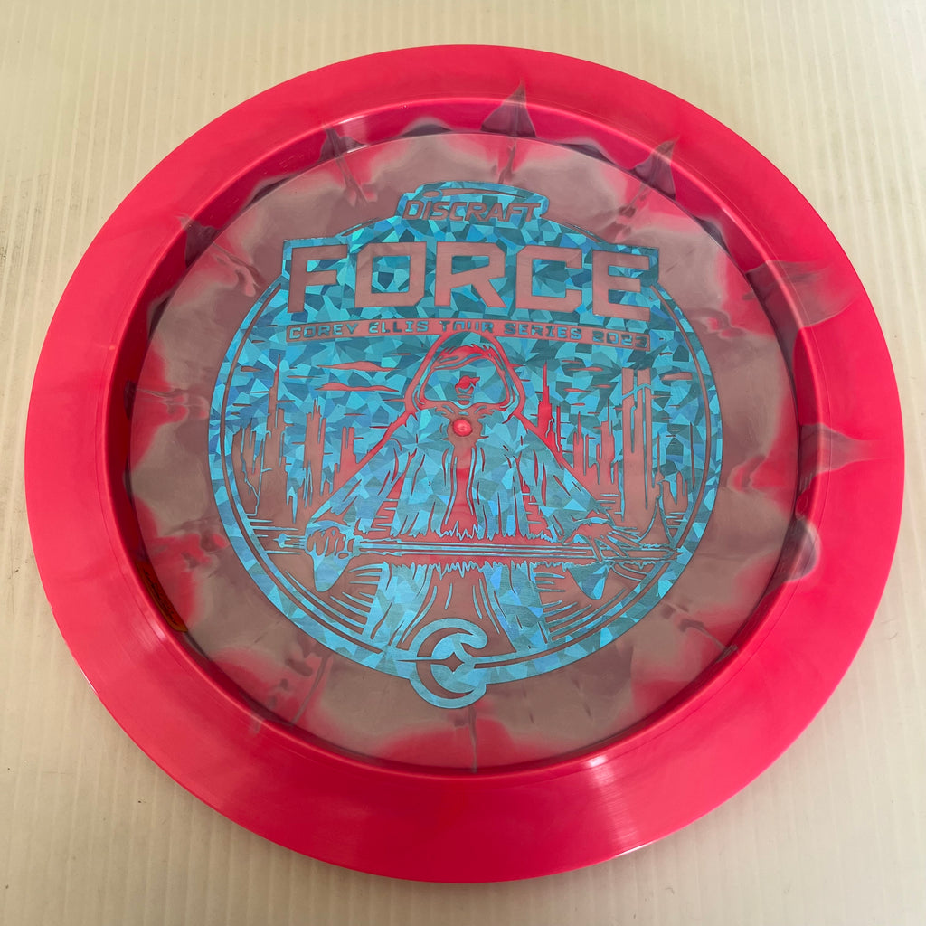 Discraft 2023 Corey Ellis Tour Series Swirly ESP Force 12/5/0/3