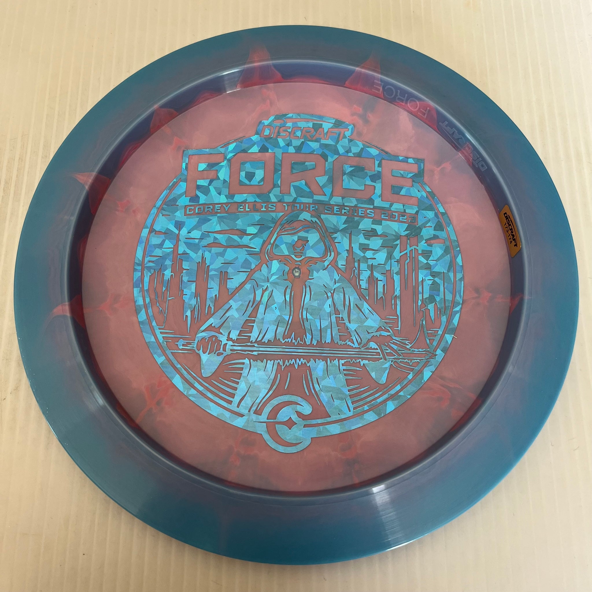 Discraft 2023 Corey Ellis Tour Series Swirly ESP Force 12/5/0/3