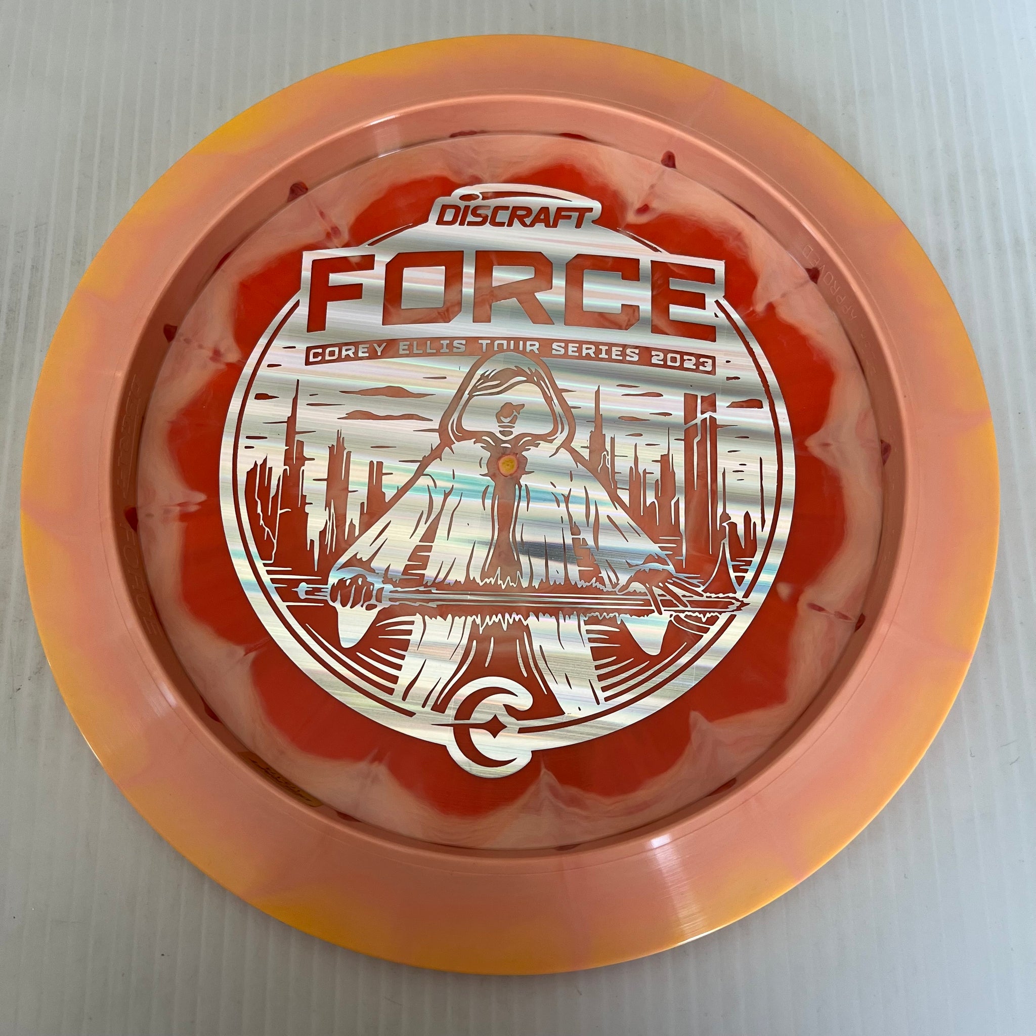 Discraft 2023 Corey Ellis Tour Series Swirly ESP Force 12/5/0/3