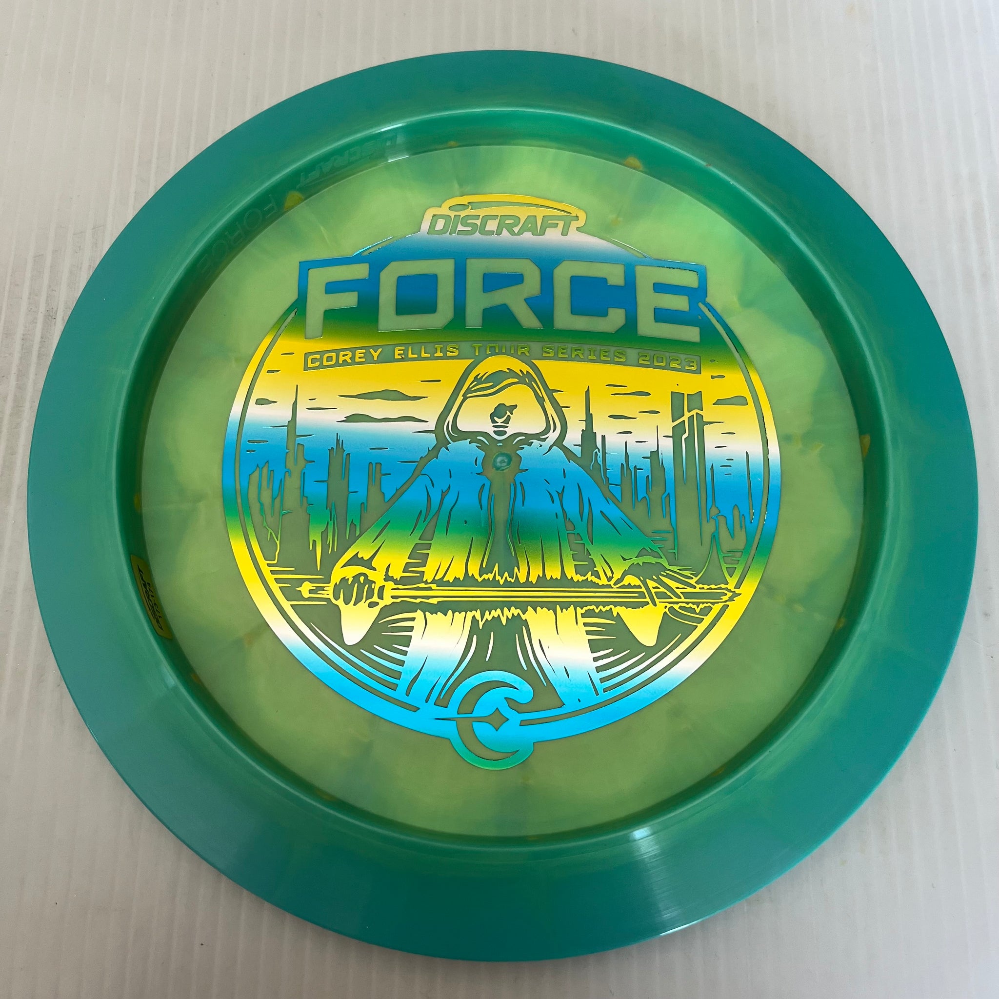 Discraft 2023 Corey Ellis Tour Series Swirly ESP Force 12/5/0/3