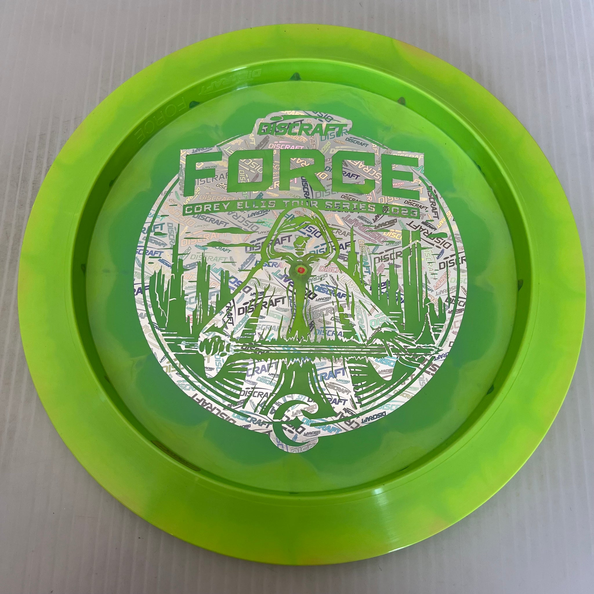 Discraft 2023 Corey Ellis Tour Series Swirly ESP Force 12/5/0/3