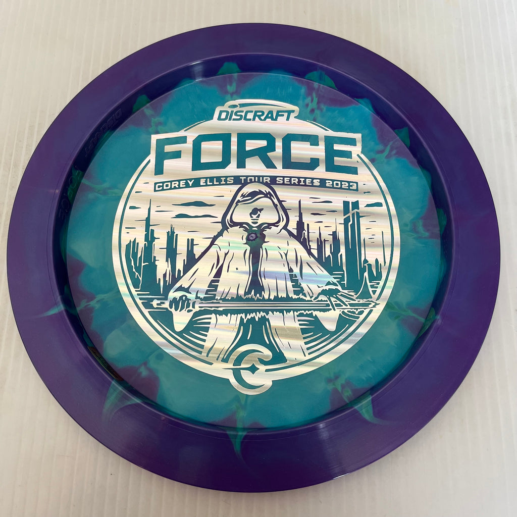 Discraft 2023 Corey Ellis Tour Series Swirly ESP Force 12/5/0/3